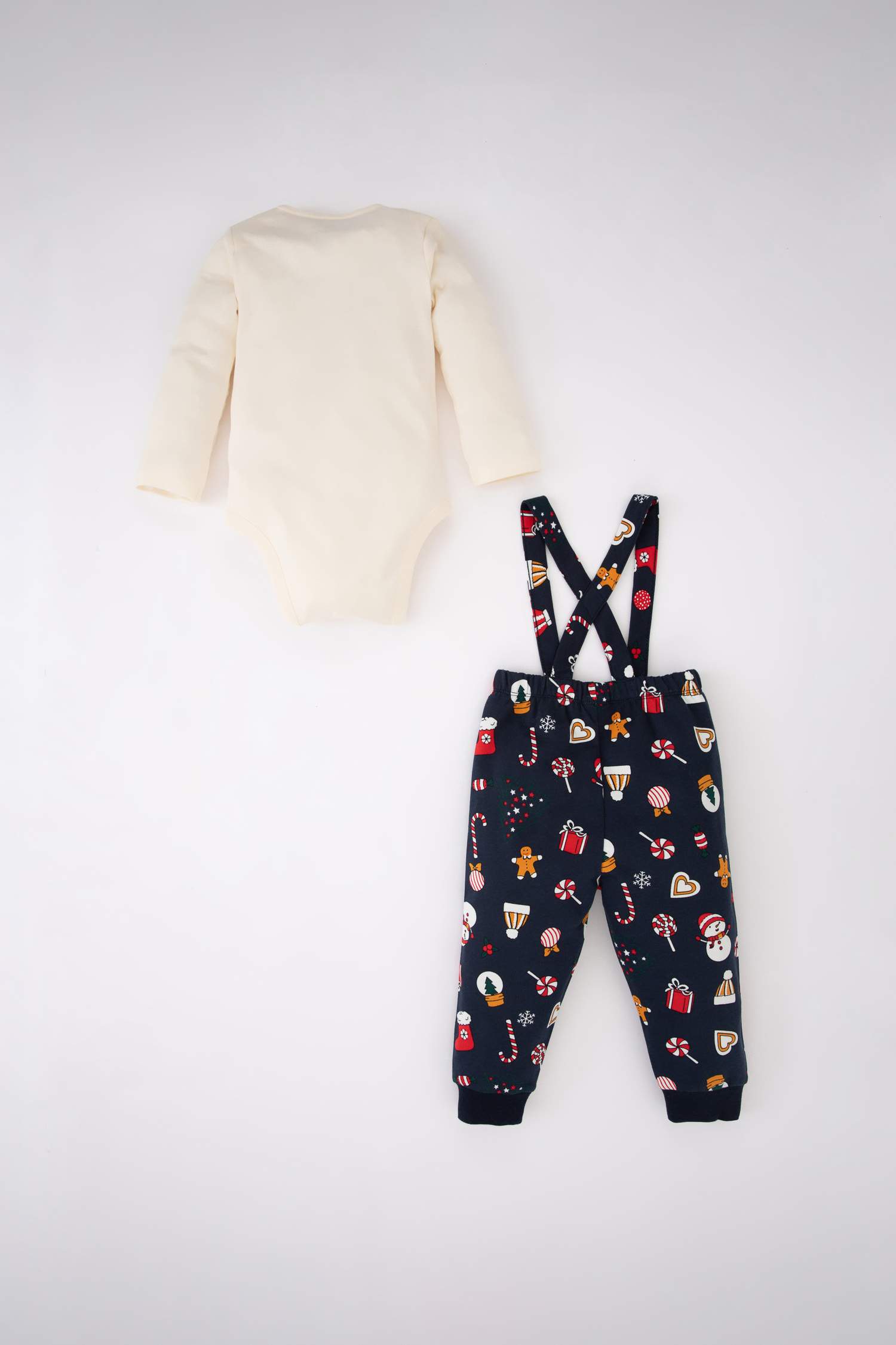 Сәби Ұл жаңа жыл 2 Трикотаж жиынтығы