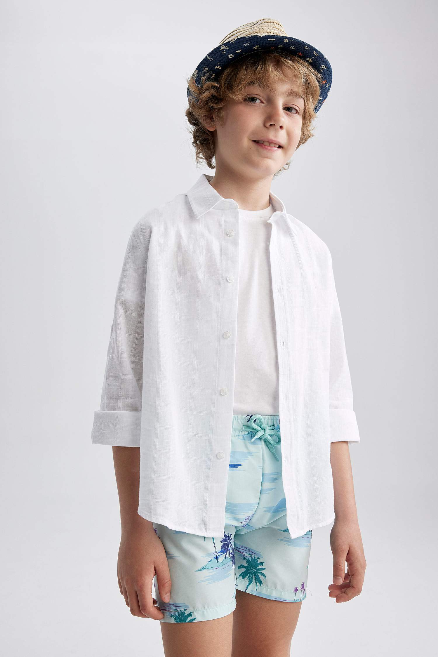 Ұлдарға Тоқымалы жүзу шолақ шалбар