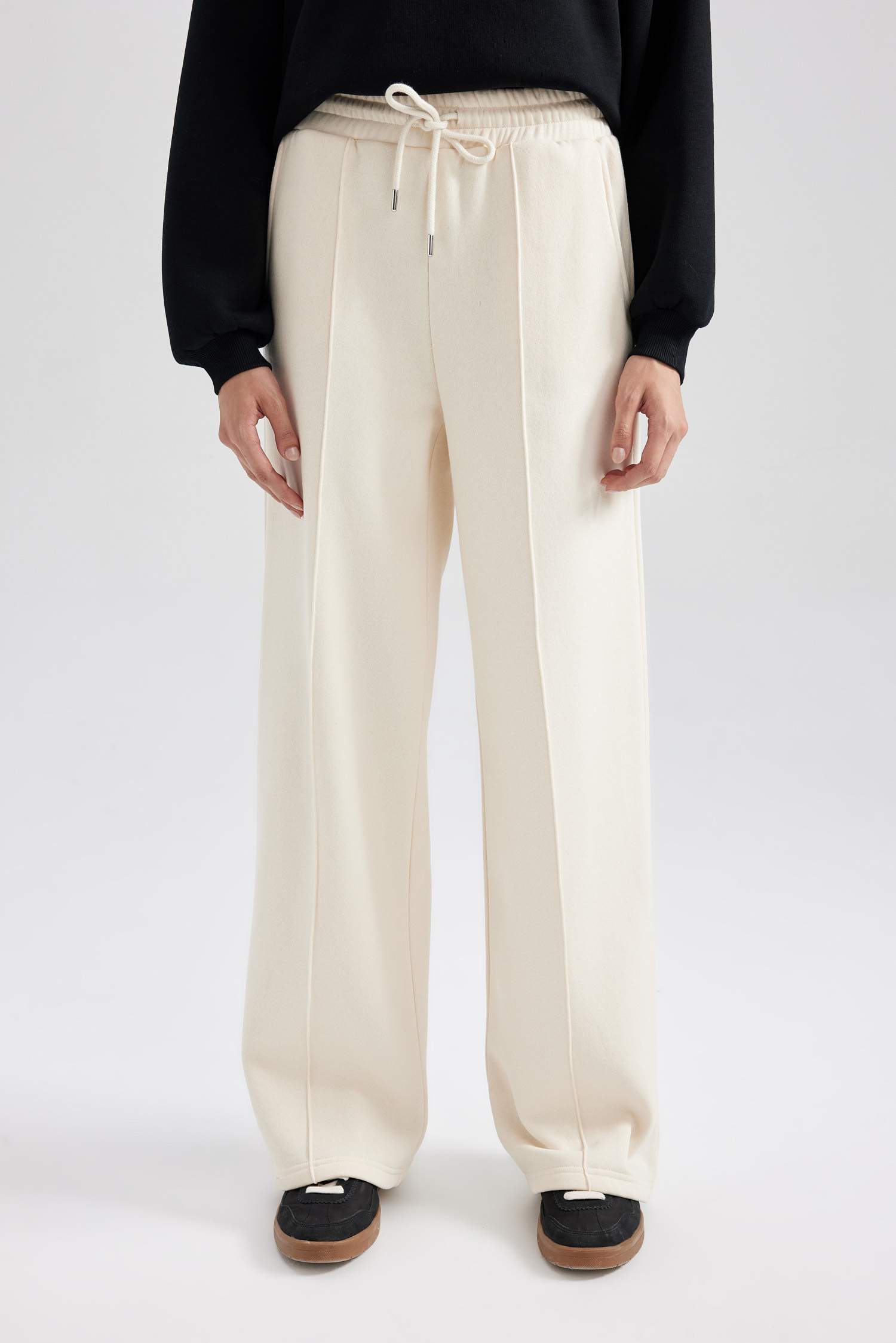 тік пішім тұрақты етек 3 иірілген жіп Шалбар