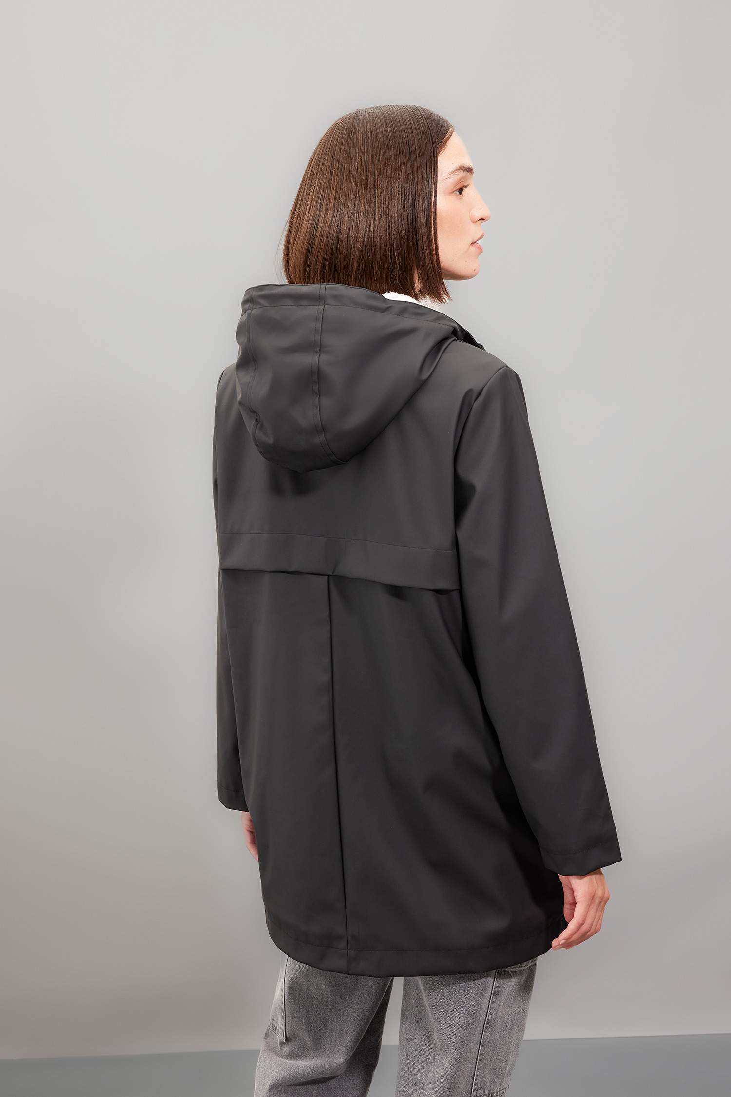 бас киімді былғары астар Жаңбыр Курткасы