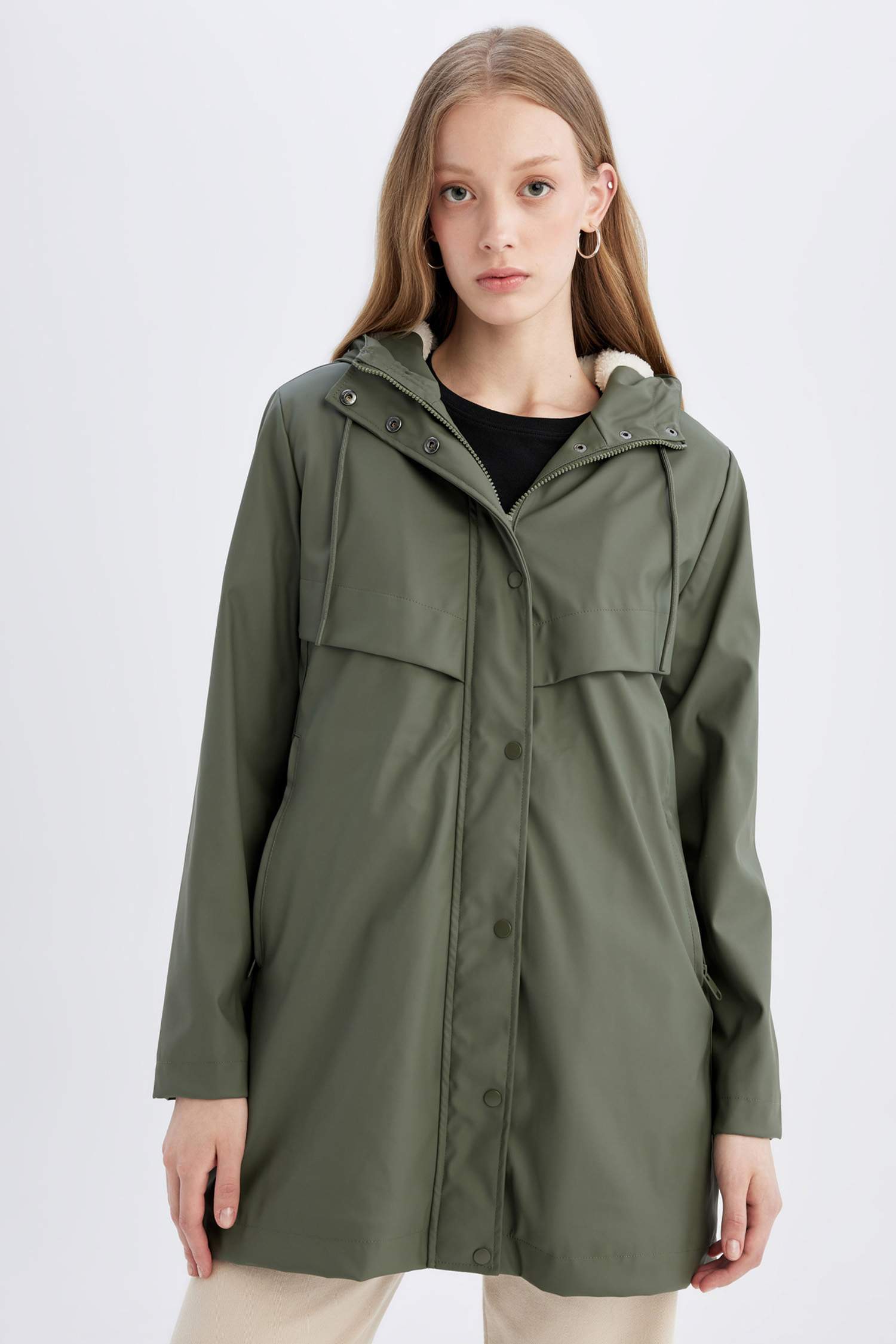 бас киімді былғары астар Жаңбыр Курткасы