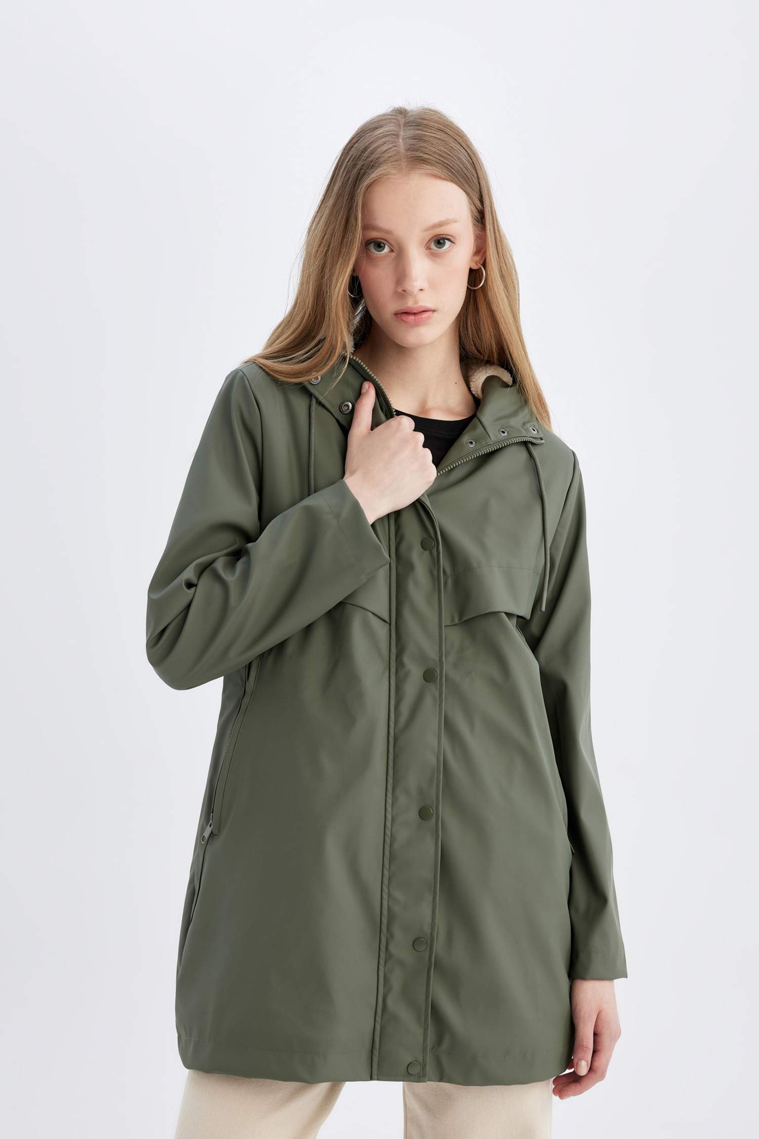 бас киімді былғары астар Жаңбыр Курткасы