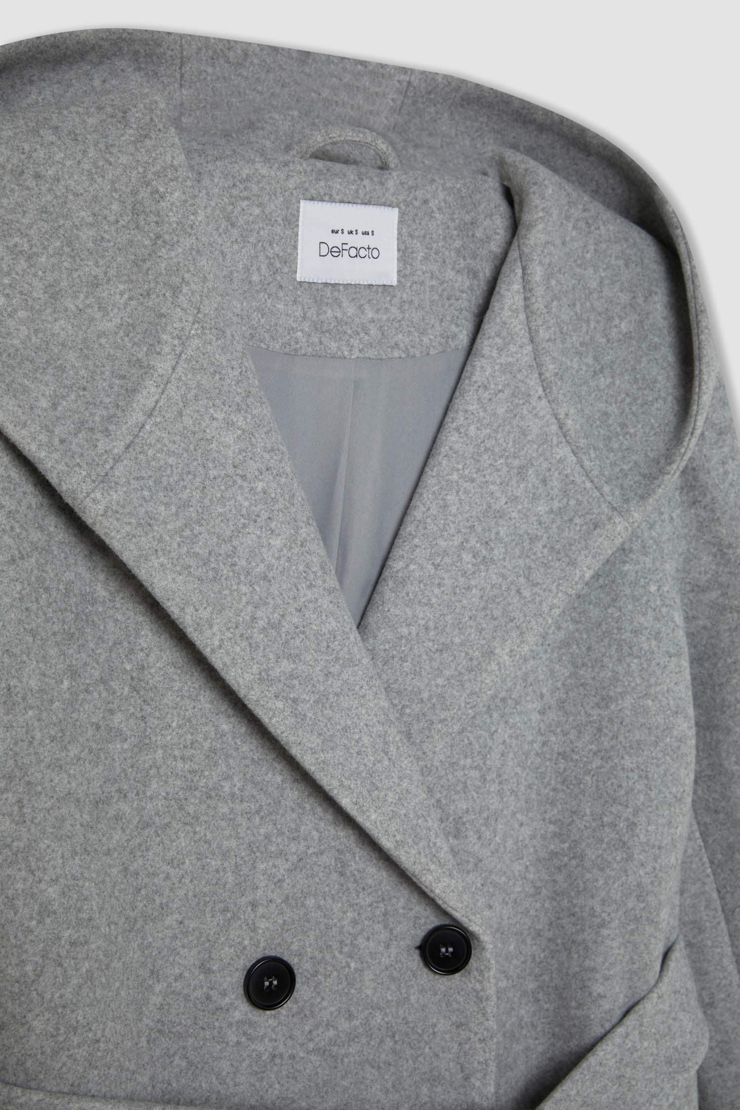 كوت جوخ قصة عادية بغطاء للرأس مقاوم للماء بحزام