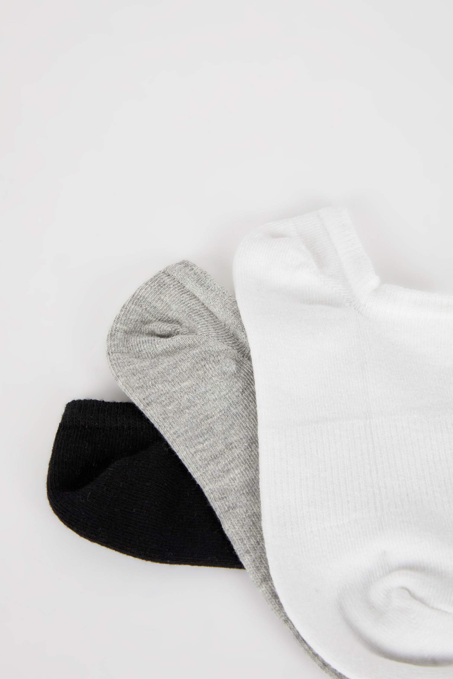 Kadın 3'lü Pamuklu Sneaker Çorap