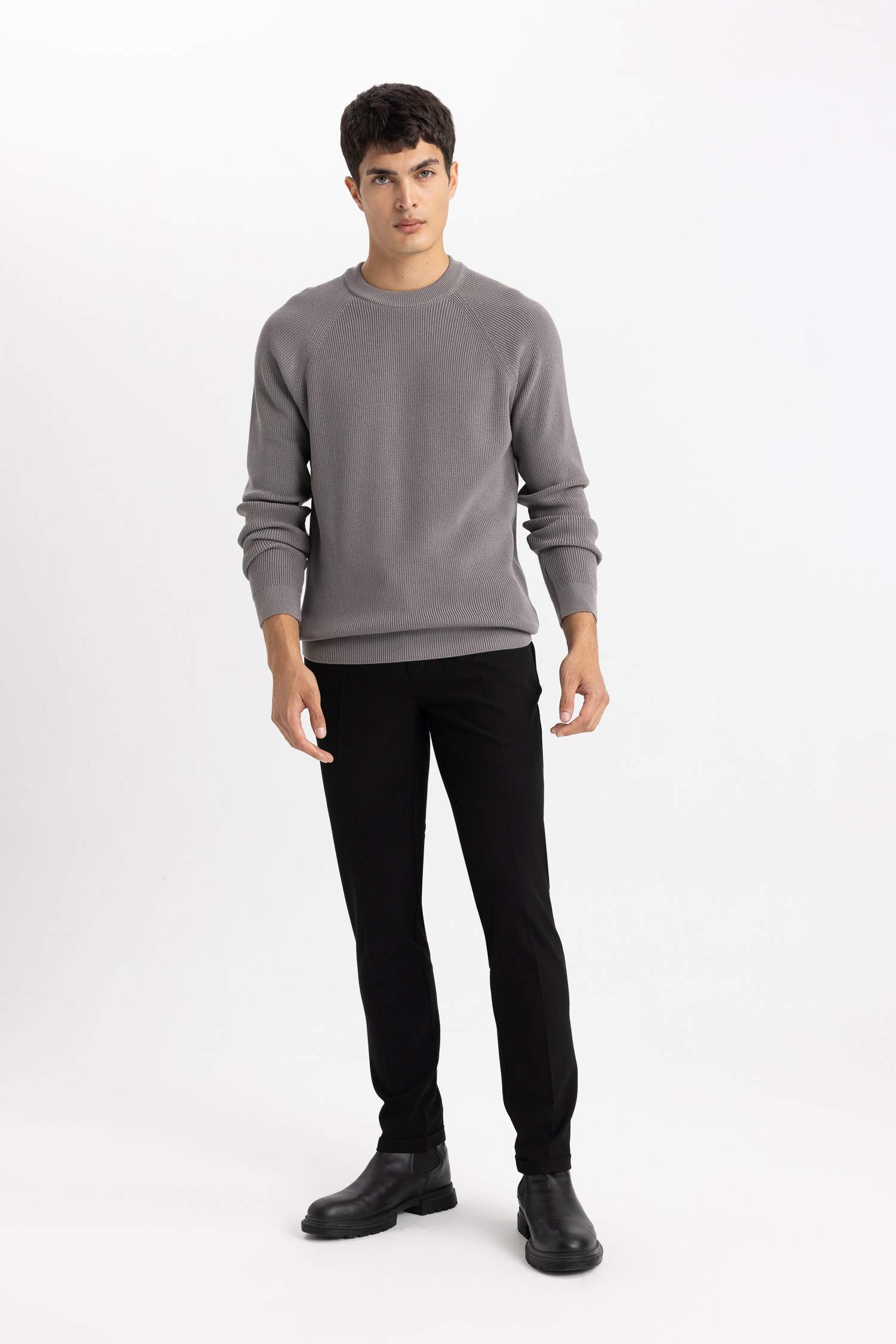 Beli Lastikli Cepli Düz Paça Jogger Pantolon