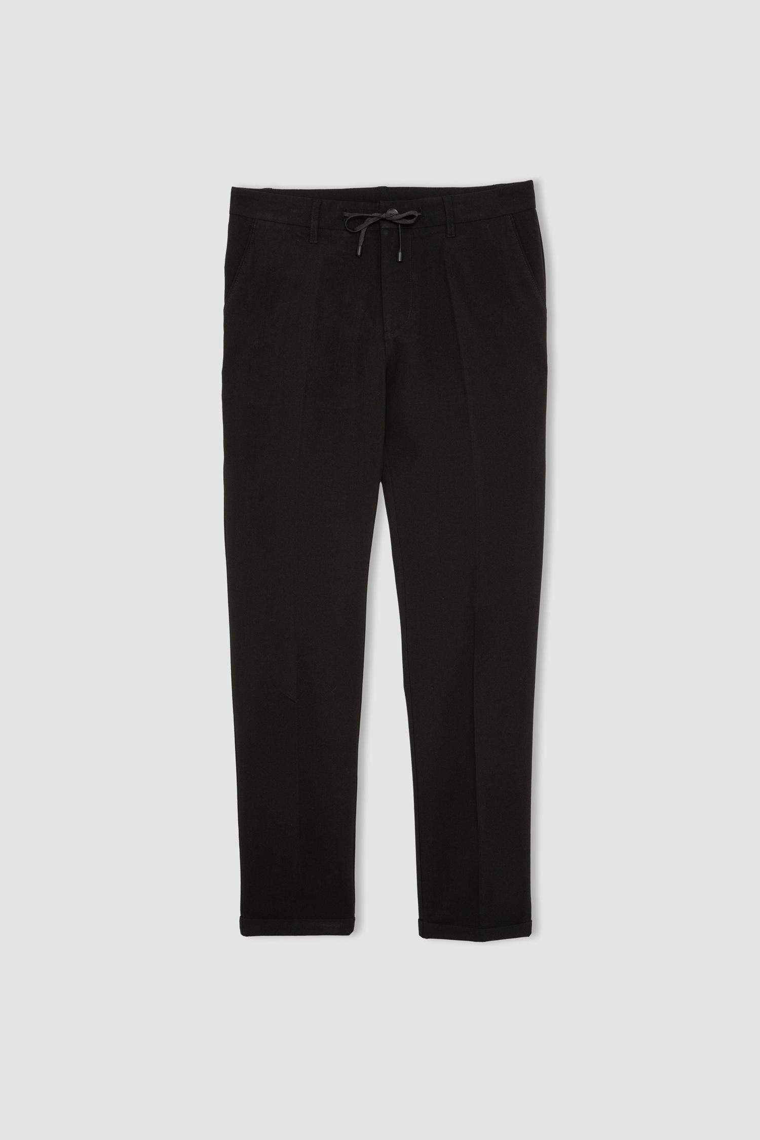 Beli Lastikli Cepli Düz Paça Jogger Pantolon