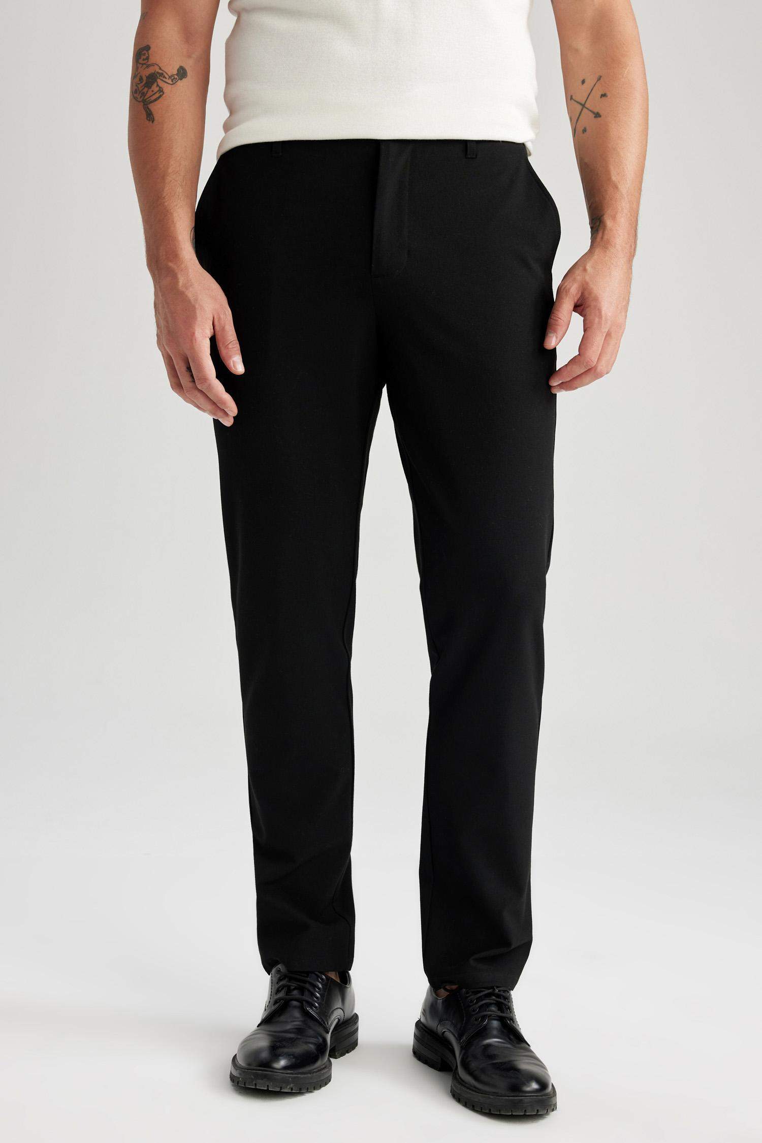 Tailored Regular Fit Stretch Trousers