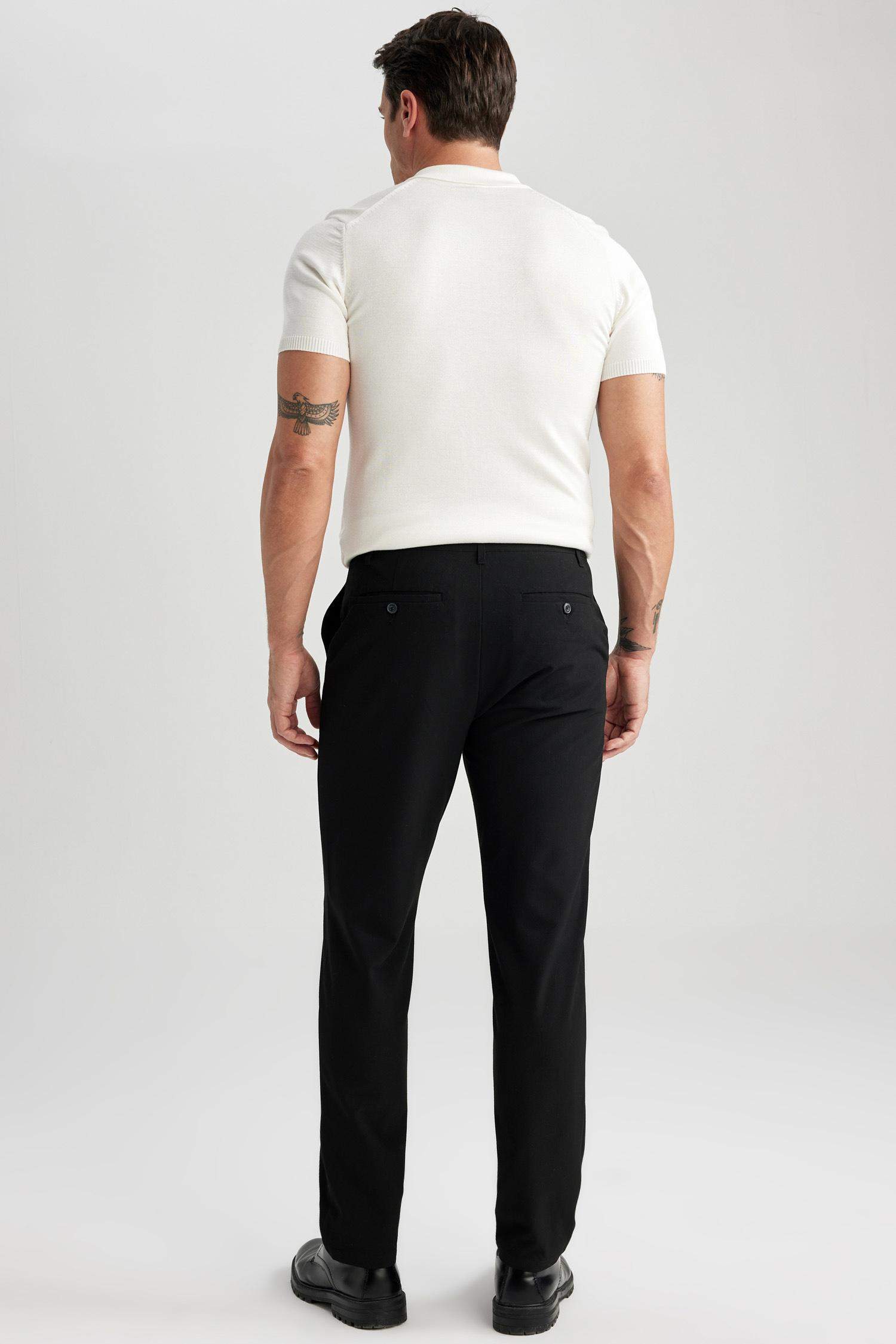 Tailored Regular Fit Stretch Trousers