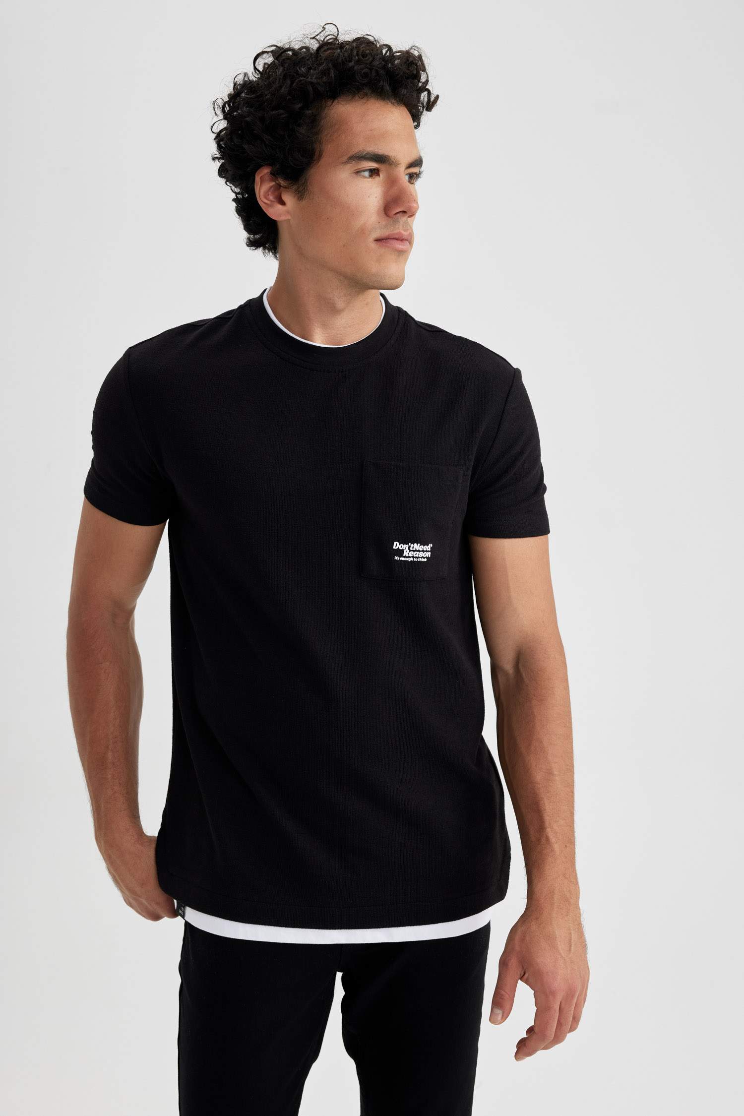 Regular Fit Crew Neck Printed T-Shirt