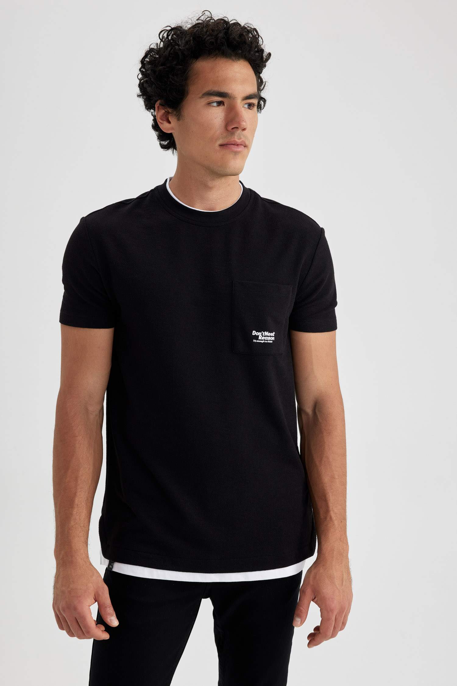 Regular Fit Crew Neck Printed T-Shirt