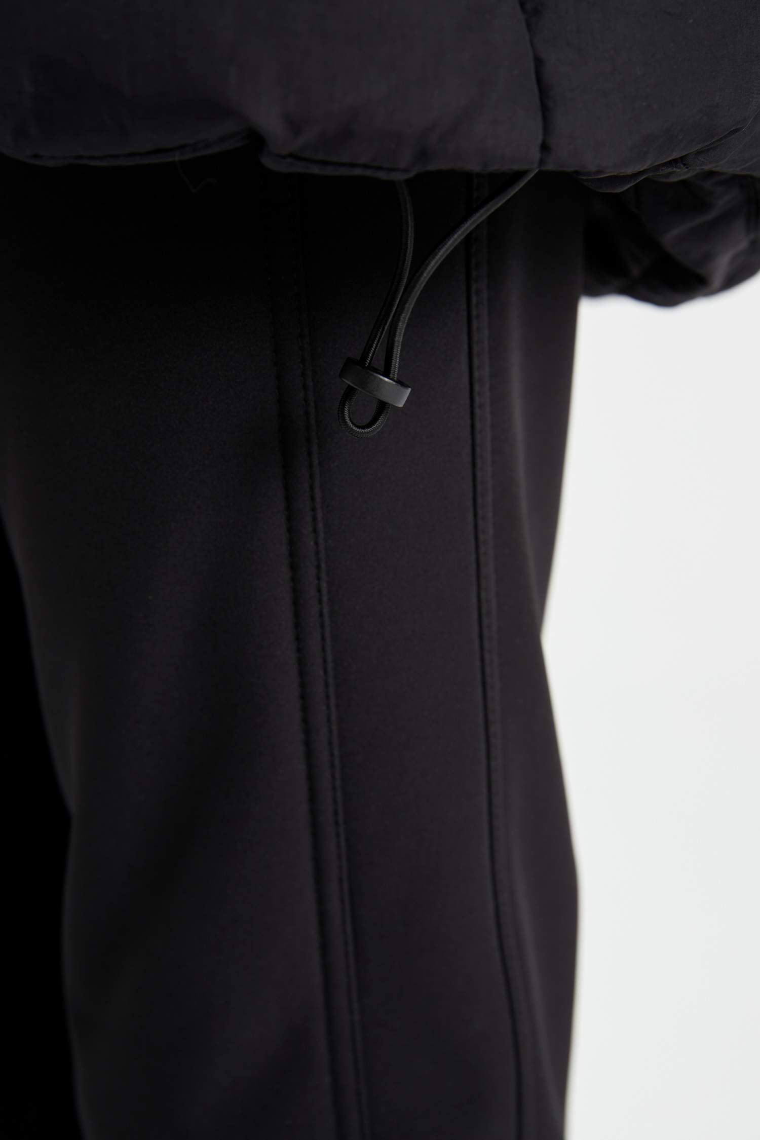 Su İtici Oversize Geniş Kalıp Şişme Uzun Mont Parka Isı Yalıtımlı Kapüşonlu Cepli