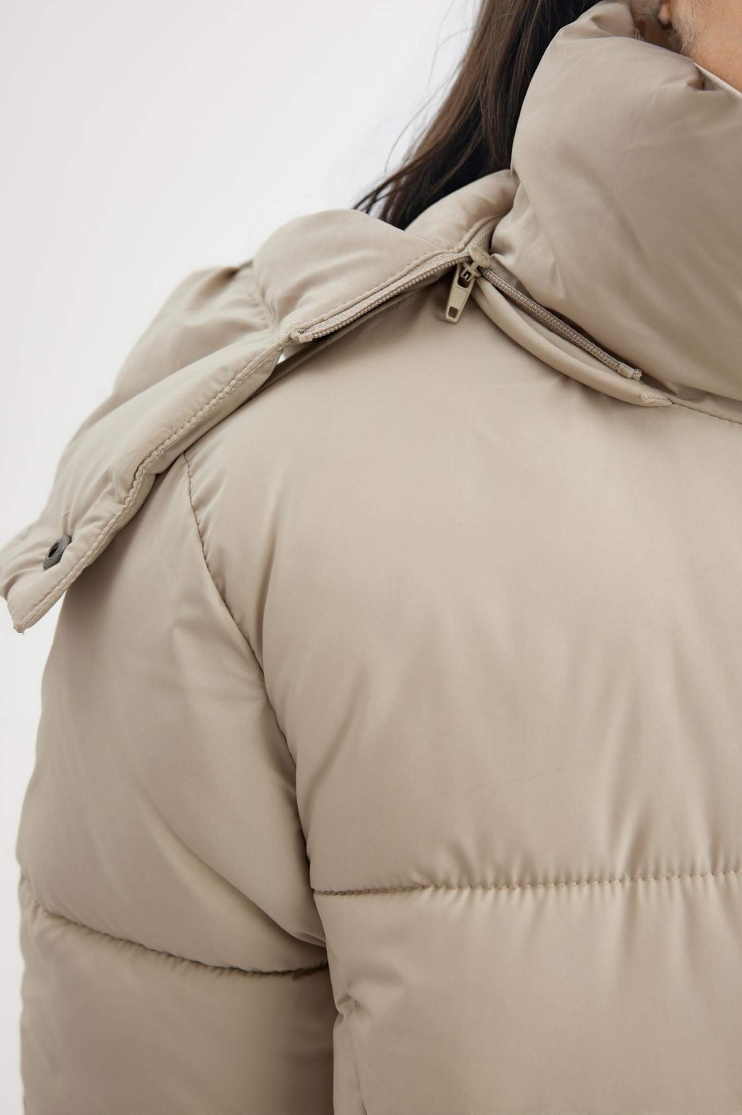 Waterproof Regular Fit Long Puffer Jacket