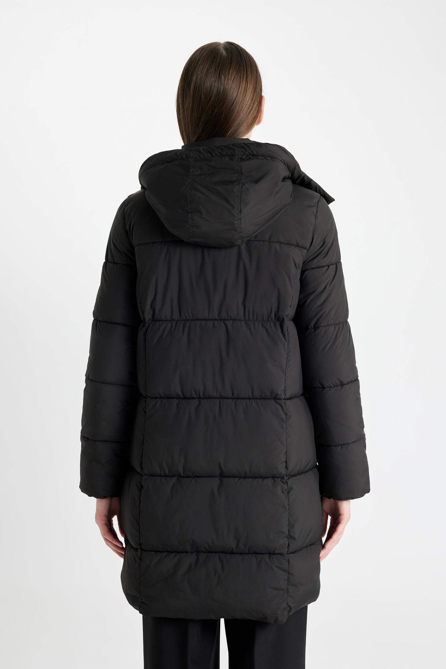 Waterproof Regular Fit Long Puffer Jacket