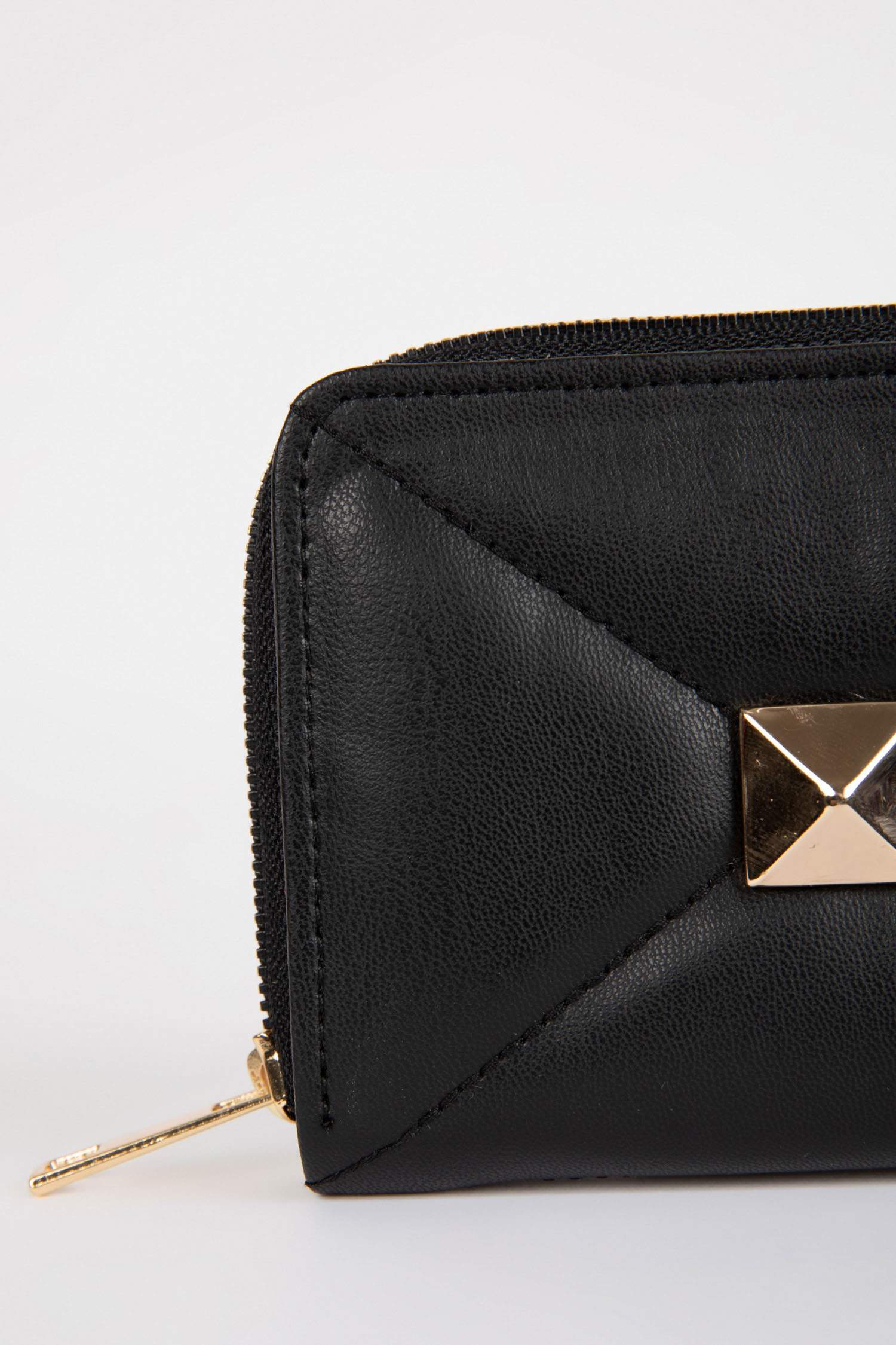 Black WOMEN Women Faux Leather Wallet 2813424 DeFacto