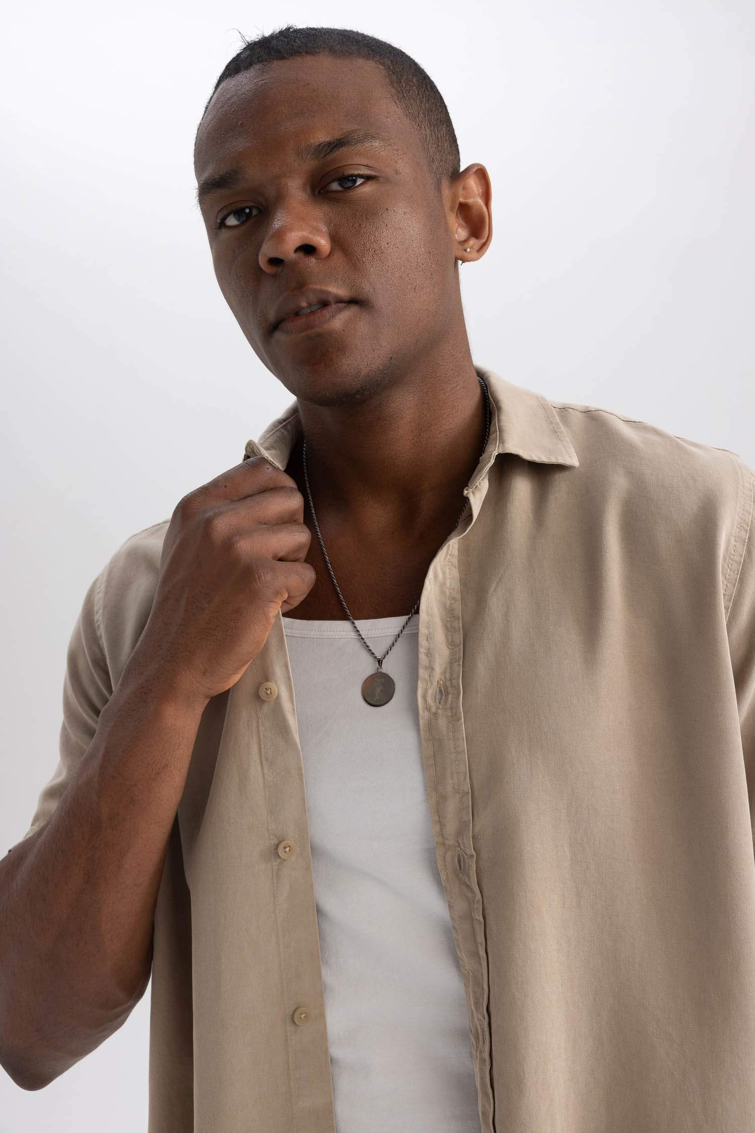 Regular Fit Sensual Short Sleeve Shirt