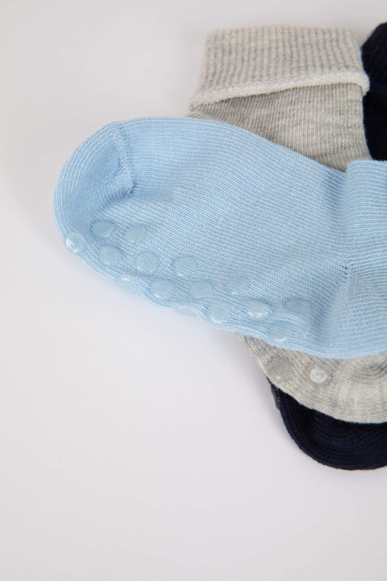 Mixed Color BABY BOY Baby Boy 3 Pack Cotton Long Socks 2809209 DeFacto