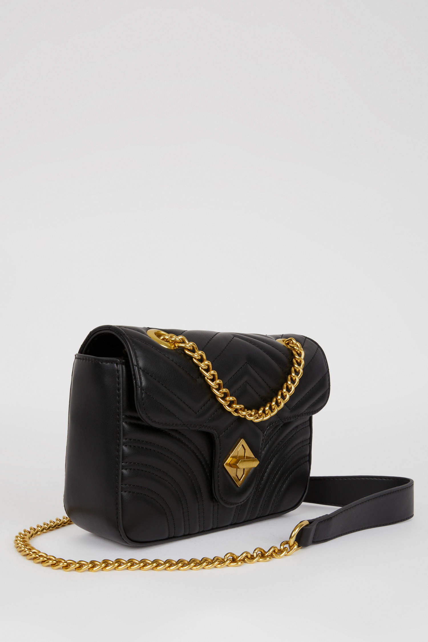 Black Woman Faux Leather Shoulder bag 2795371 | DeFacto