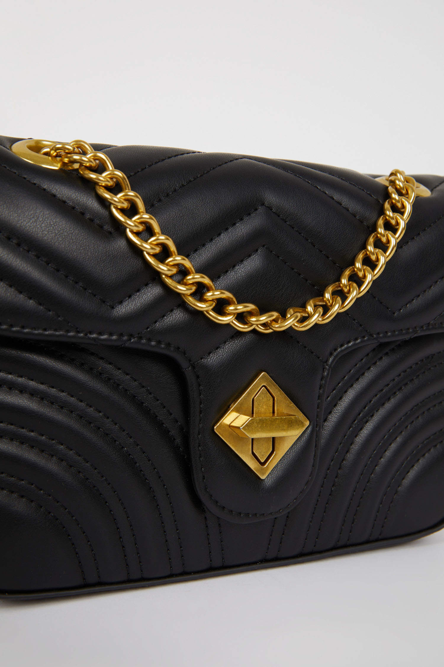 Black WOMEN Faux Leather Shoulder bag 2795371 | DeFacto
