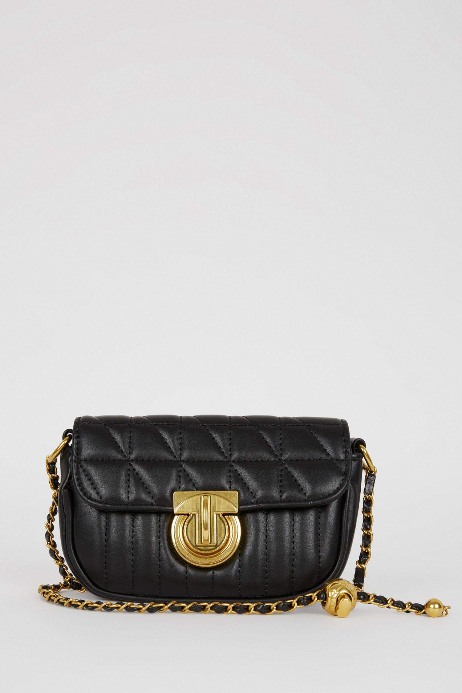 Black WOMEN Faux Leather Shoulder bag 2796611 | DeFacto