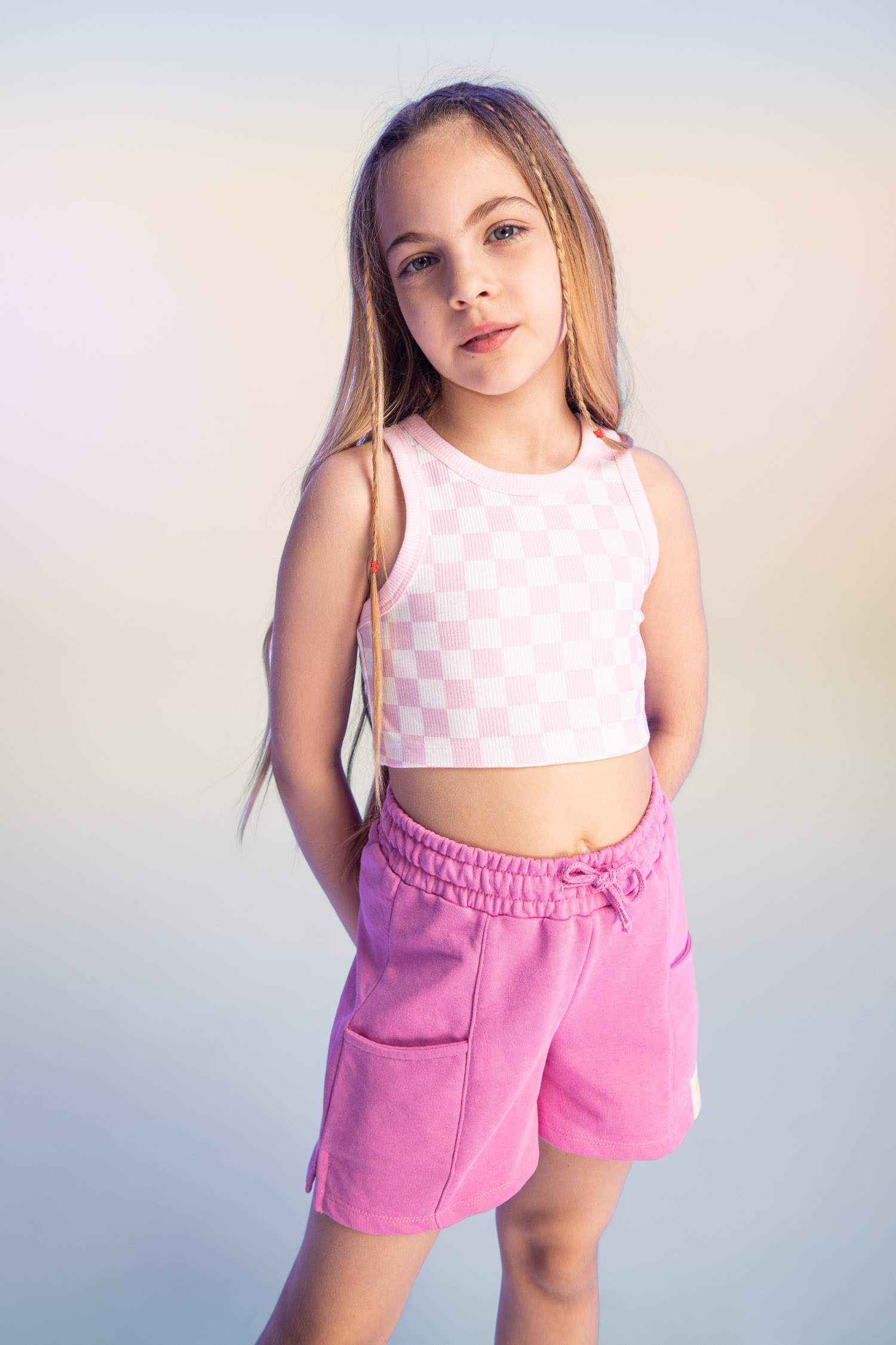 Pink Girls & Teens Girl Slim Fit Crop Top 2804475 | DeFacto