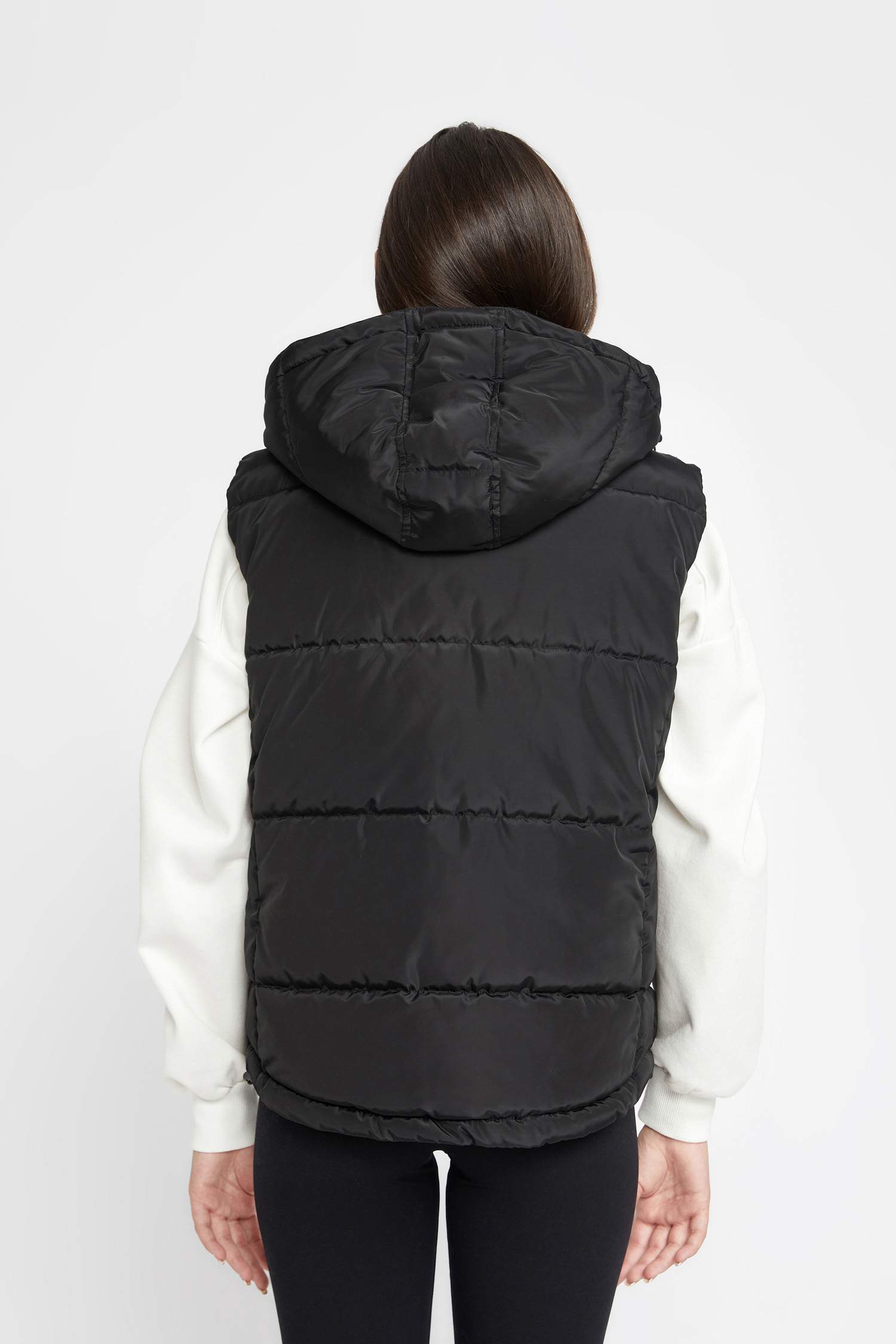 DeFactoFit Water Repellent Regular Fit Hooded Vest