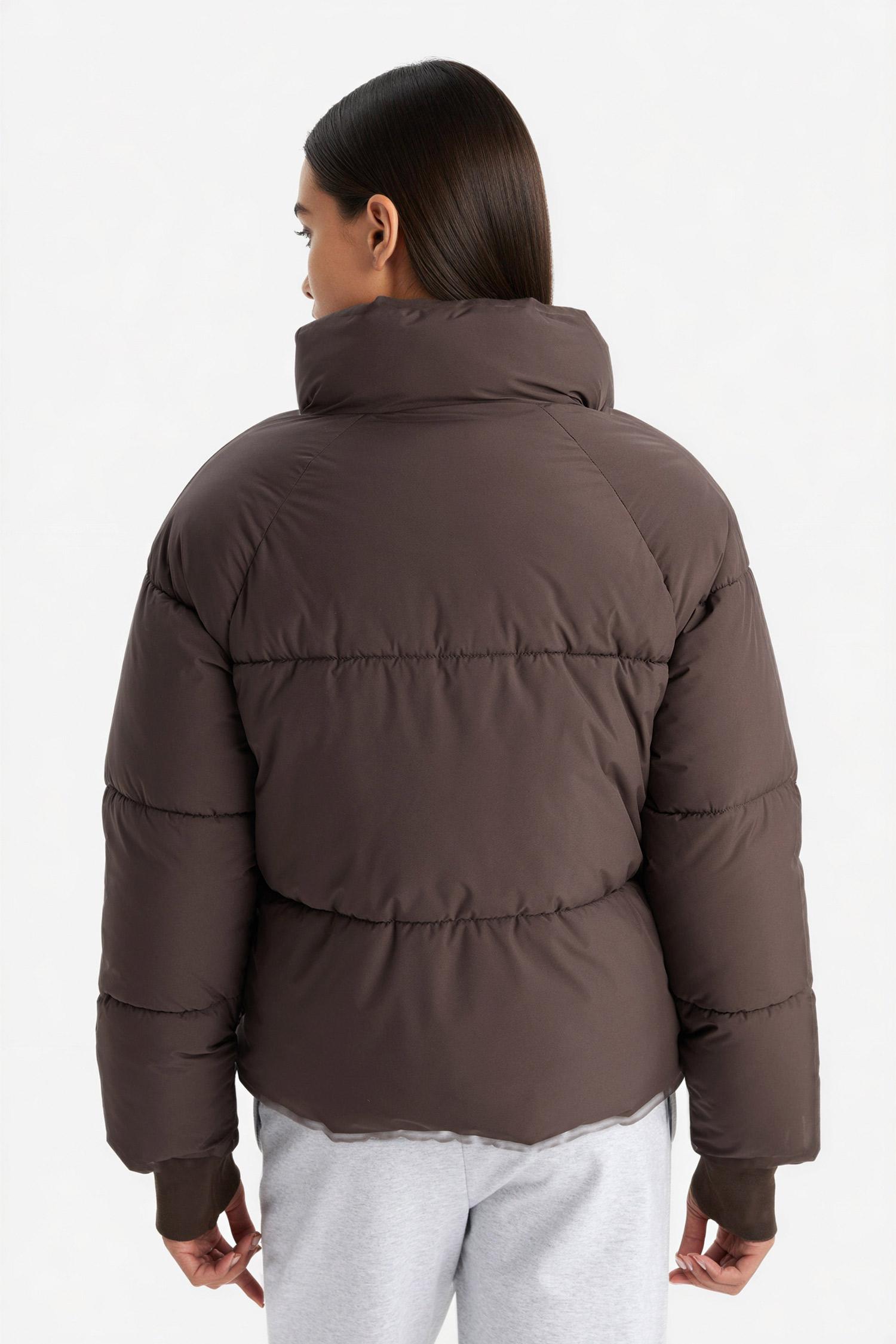 DeFacto Rüzgar Geçirmez Su İtici Regular Fit Şişme Mont görsel 5