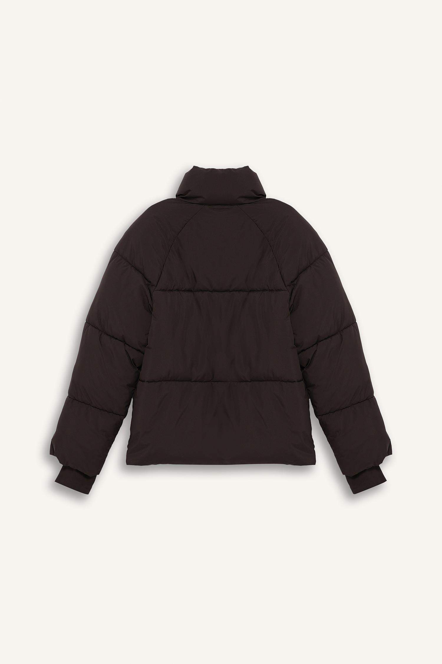 Doudoune matelassée imperméable à col montant raglan de DefactoFit