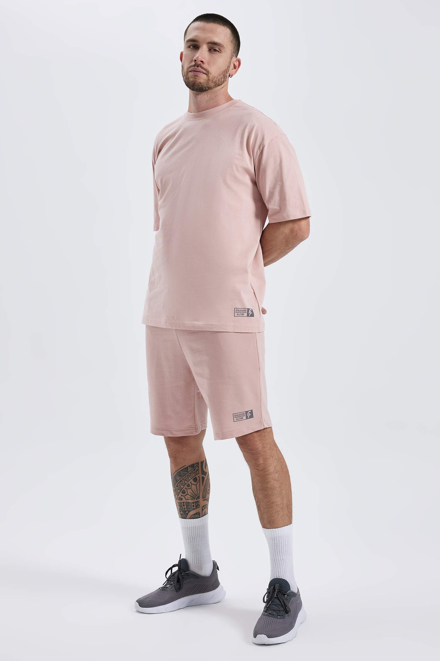 Defacto Fit Oversize Fit Crew Neck Printed T-Shirt