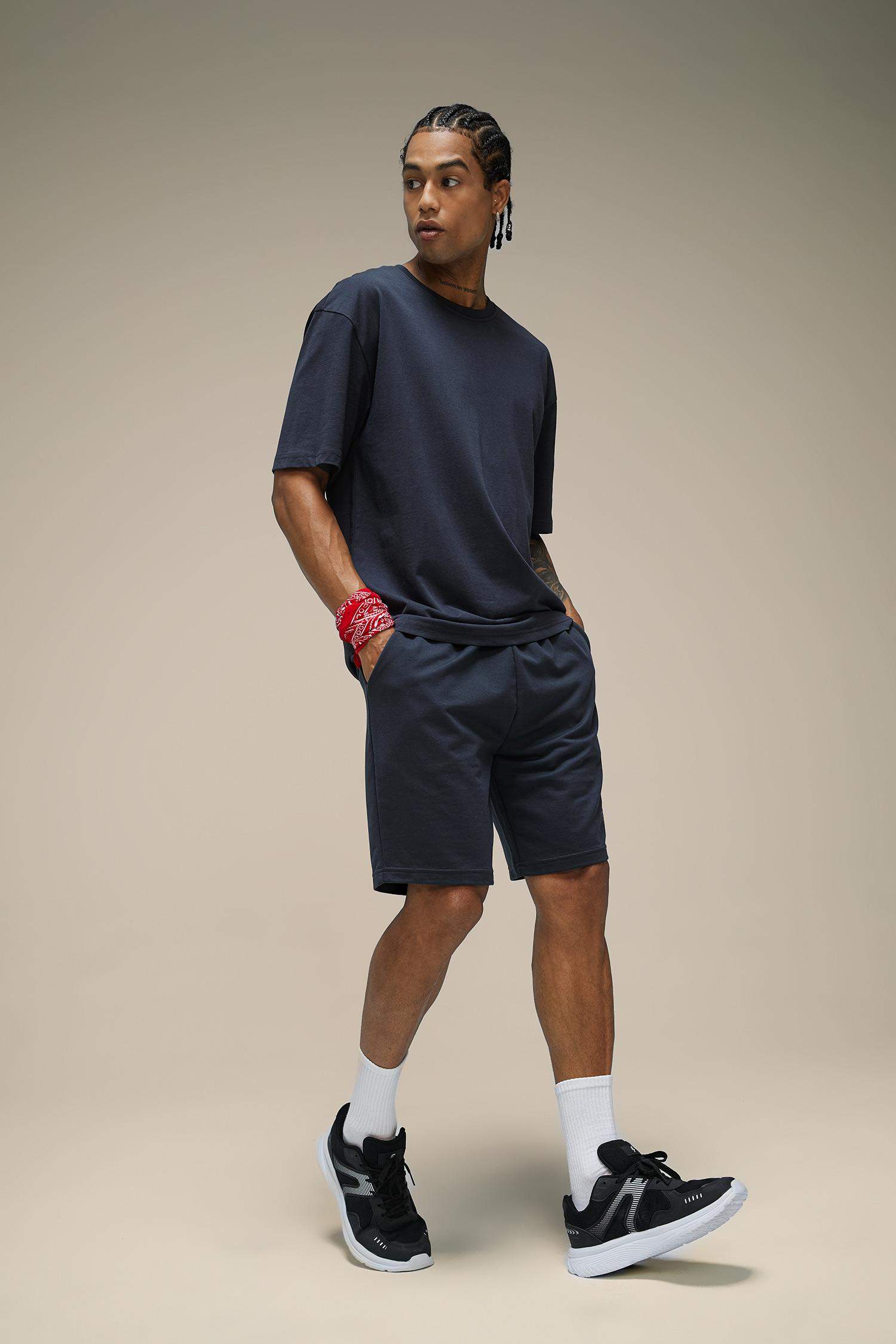 DeFactoFit Oversize Fit Crew Neck Printed T-Shirt