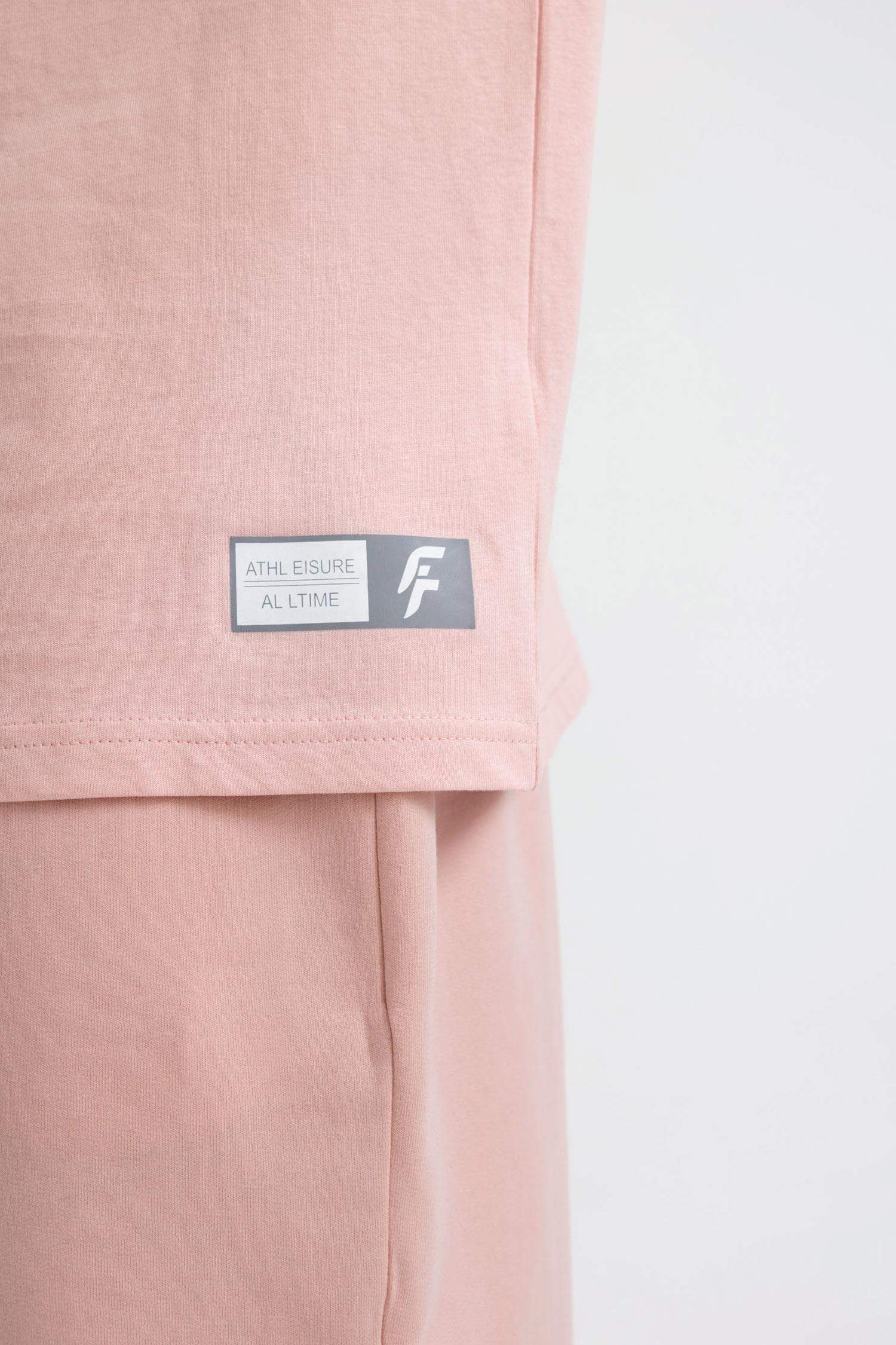 تي شيرت محبوك اوفر سايز من DeFactoFit