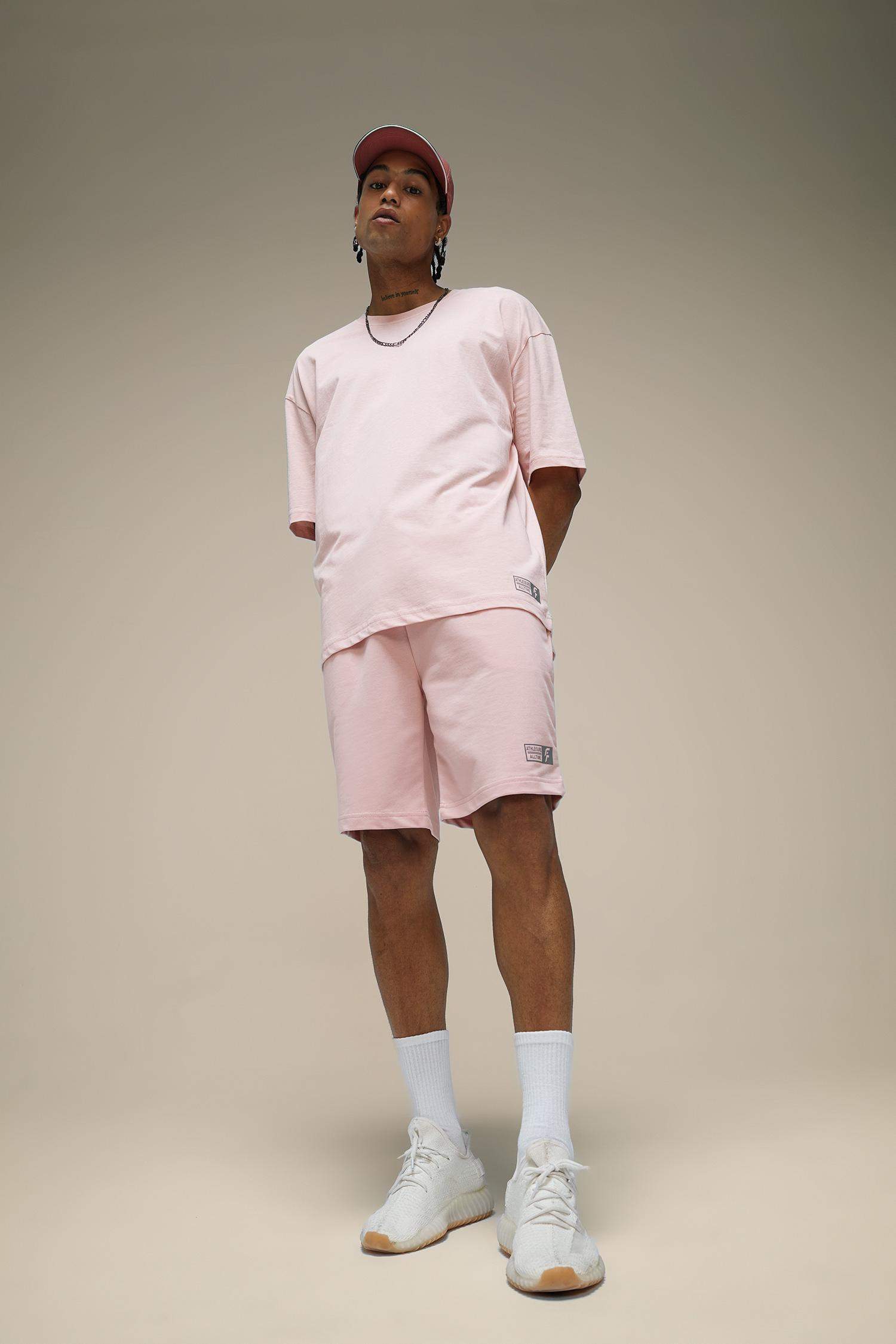 تي شيرت محبوك اوفر سايز من DeFactoFit