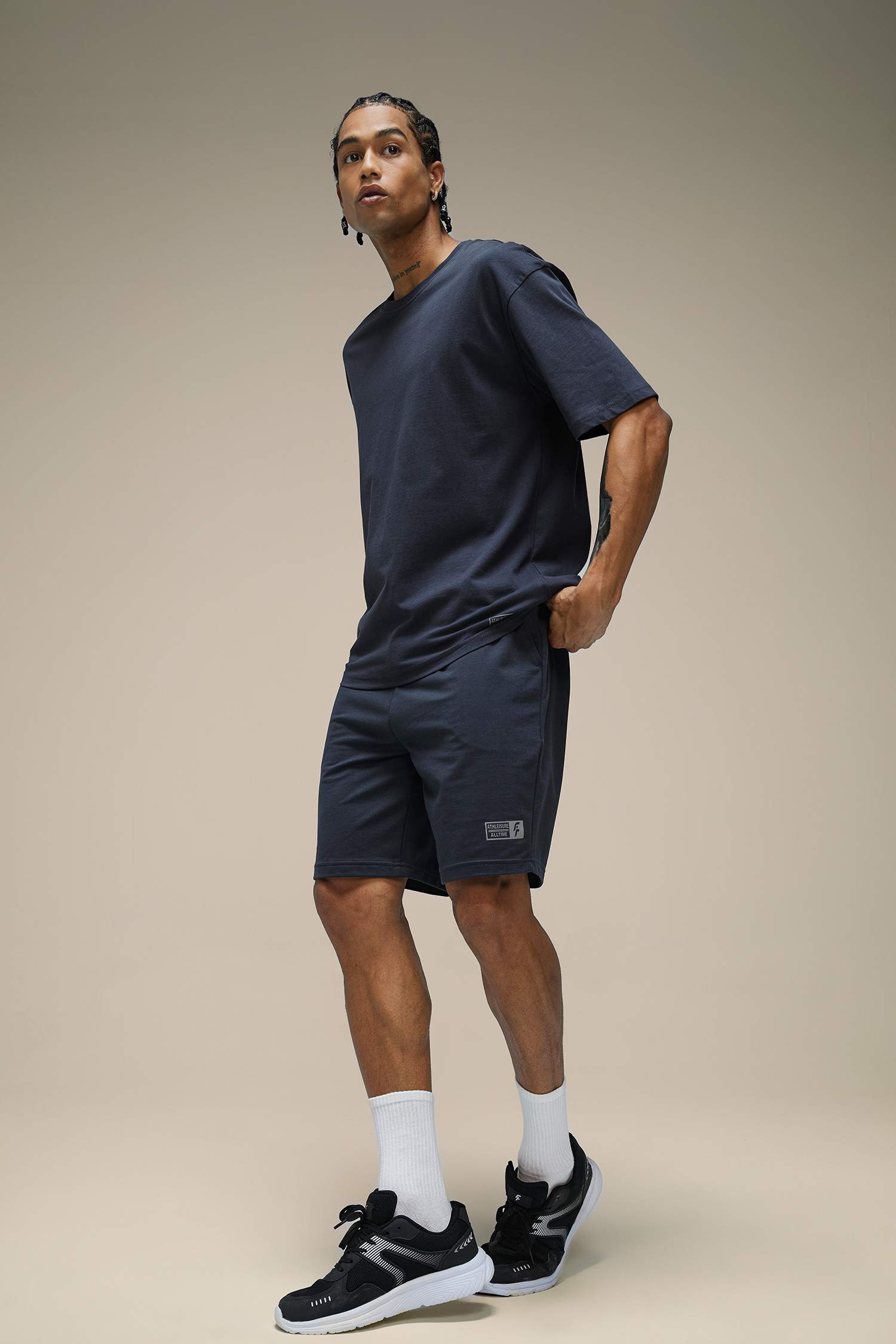 DeFactoFit Slim Fit Sweatshirt Fabric Shorts