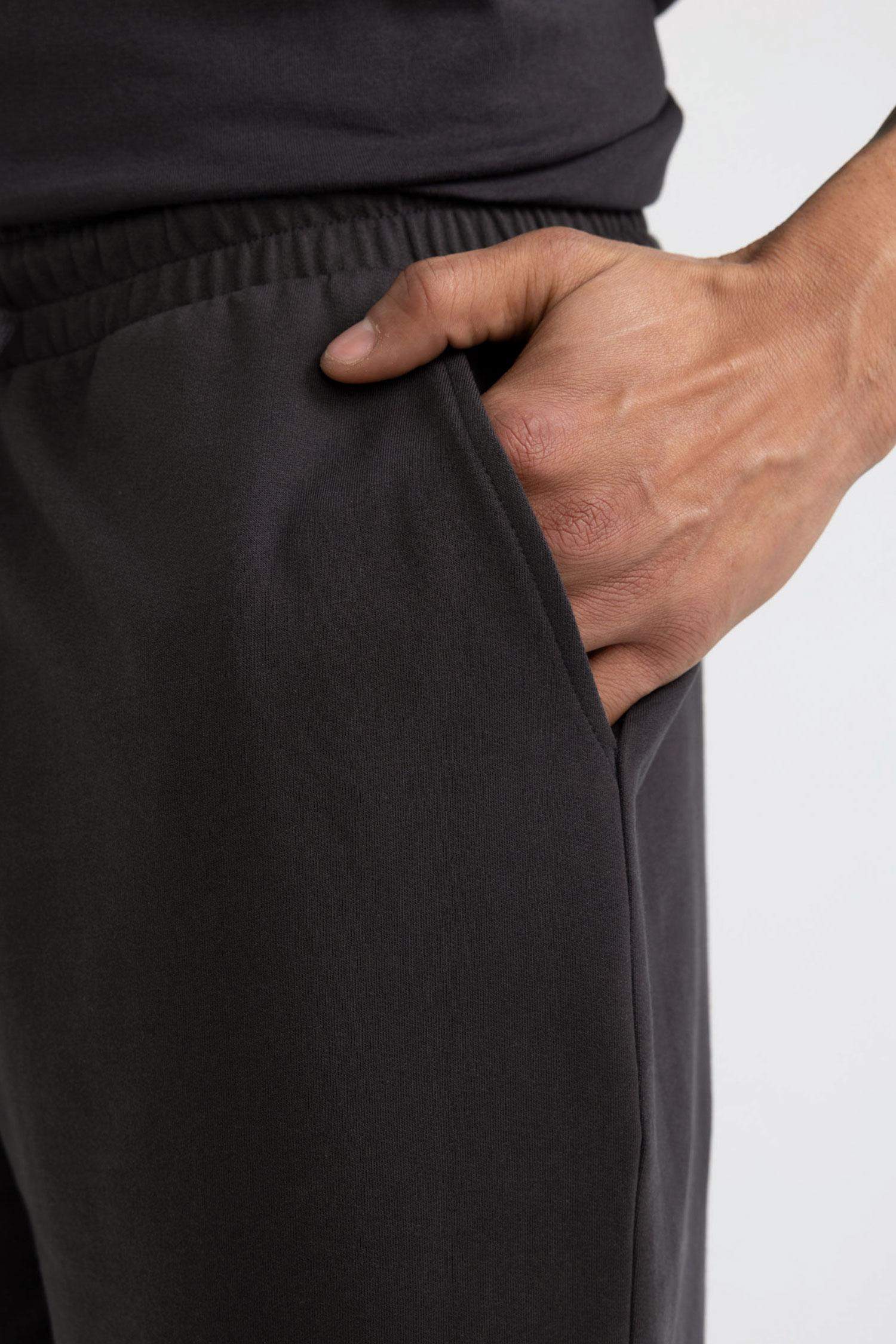 DeFactoFit Slim Fit Sweatshirt Fabric Shorts