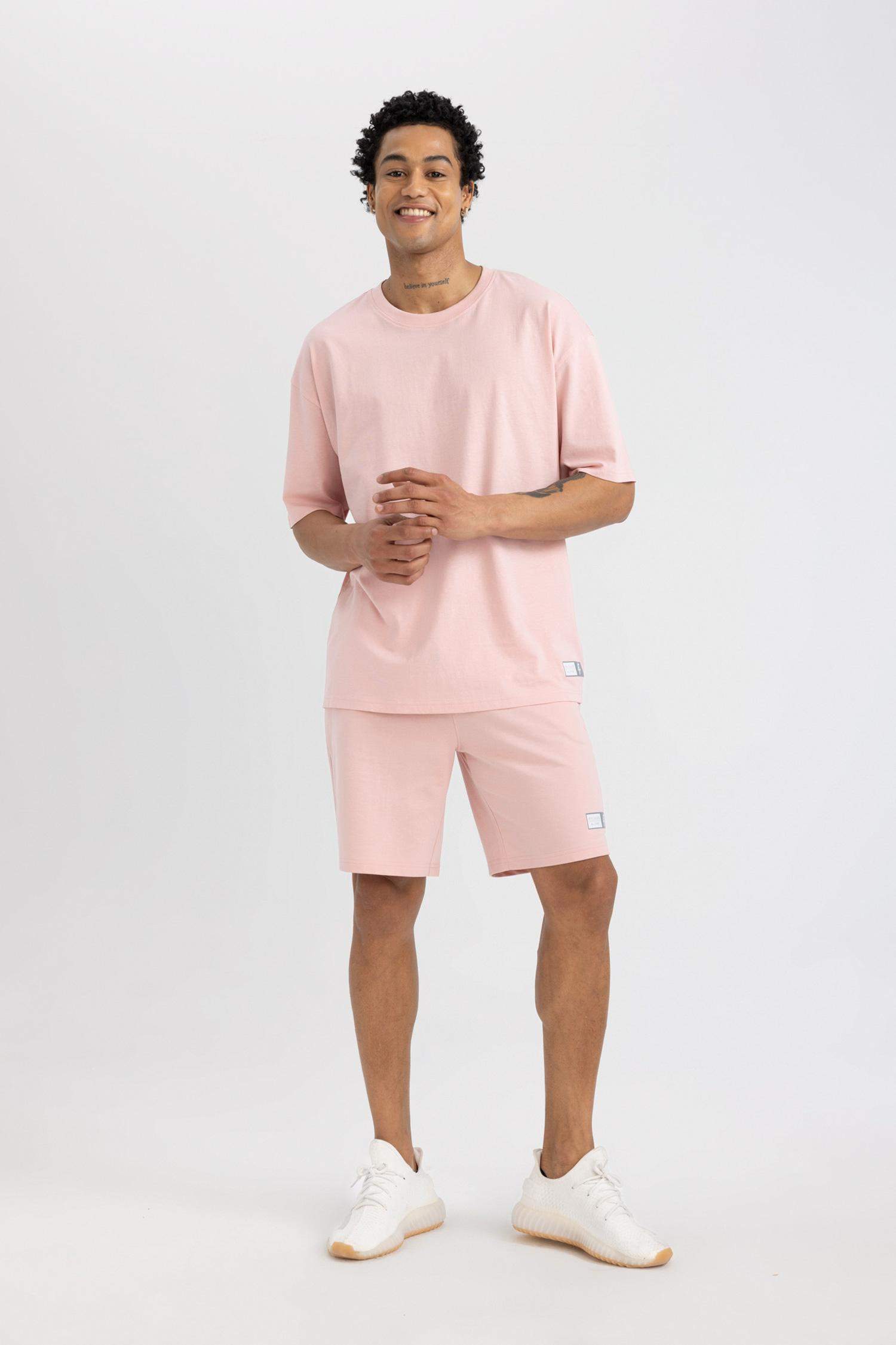 شورت قصير سليم فيت بينك من DeFactoFit