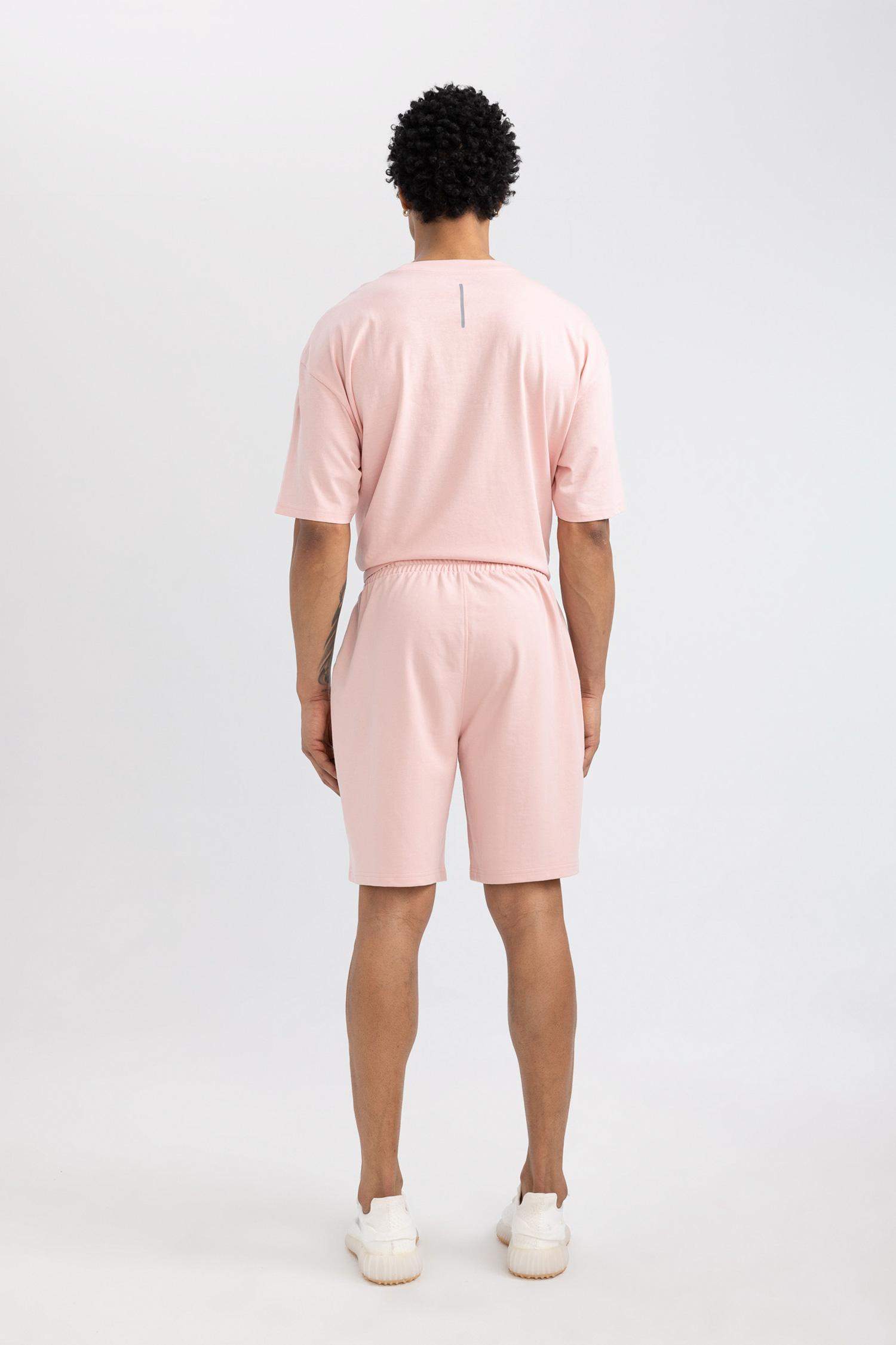 شورت قصير سليم فيت بينك من DeFactoFit