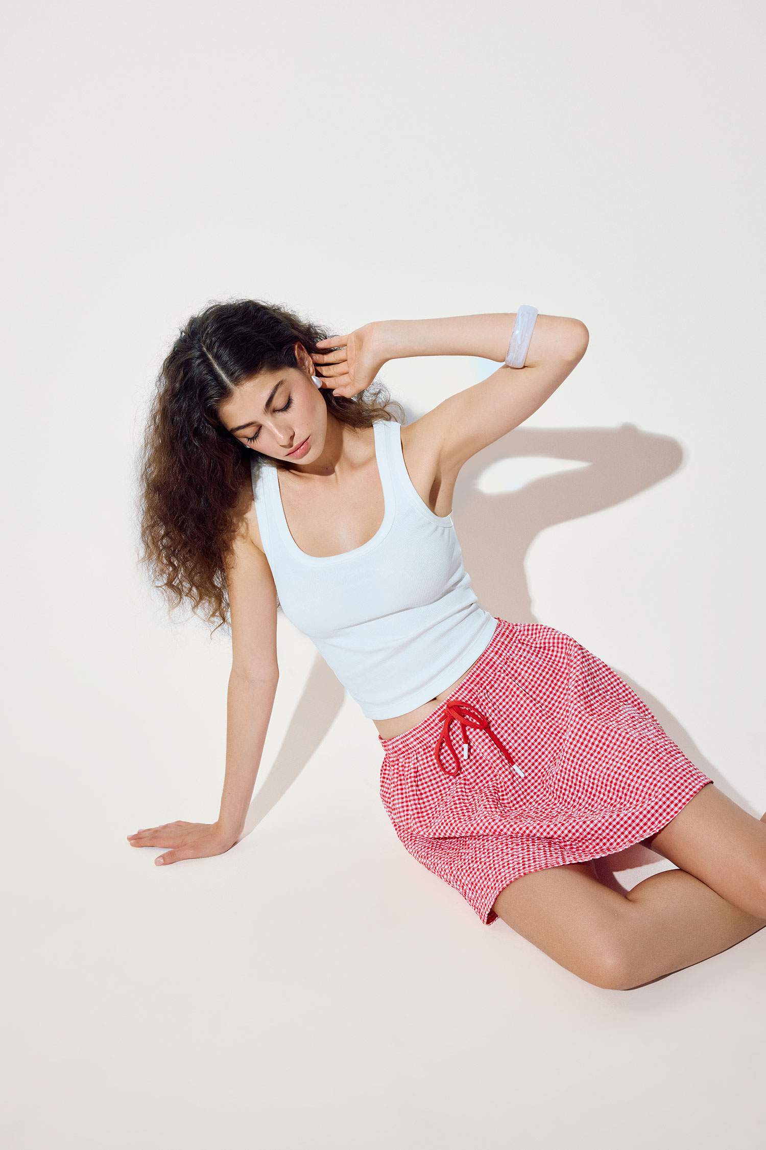 Slim Fit Camisole U Collar Tank Top