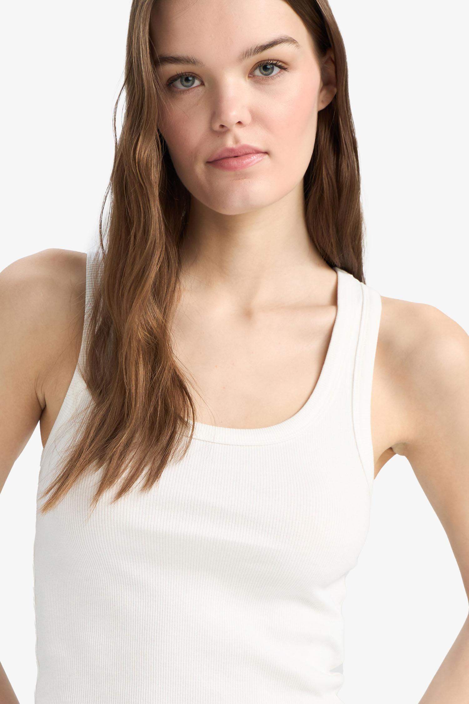 Slim Fit Camisole U Collar Tank Top