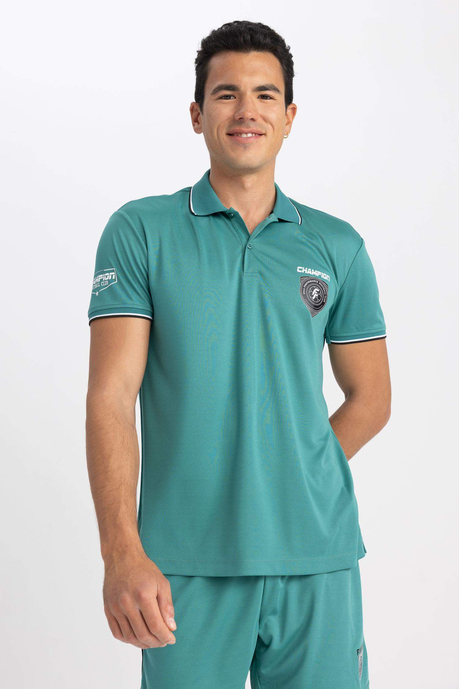 تيشيرت بولو رياضي قصة عادية