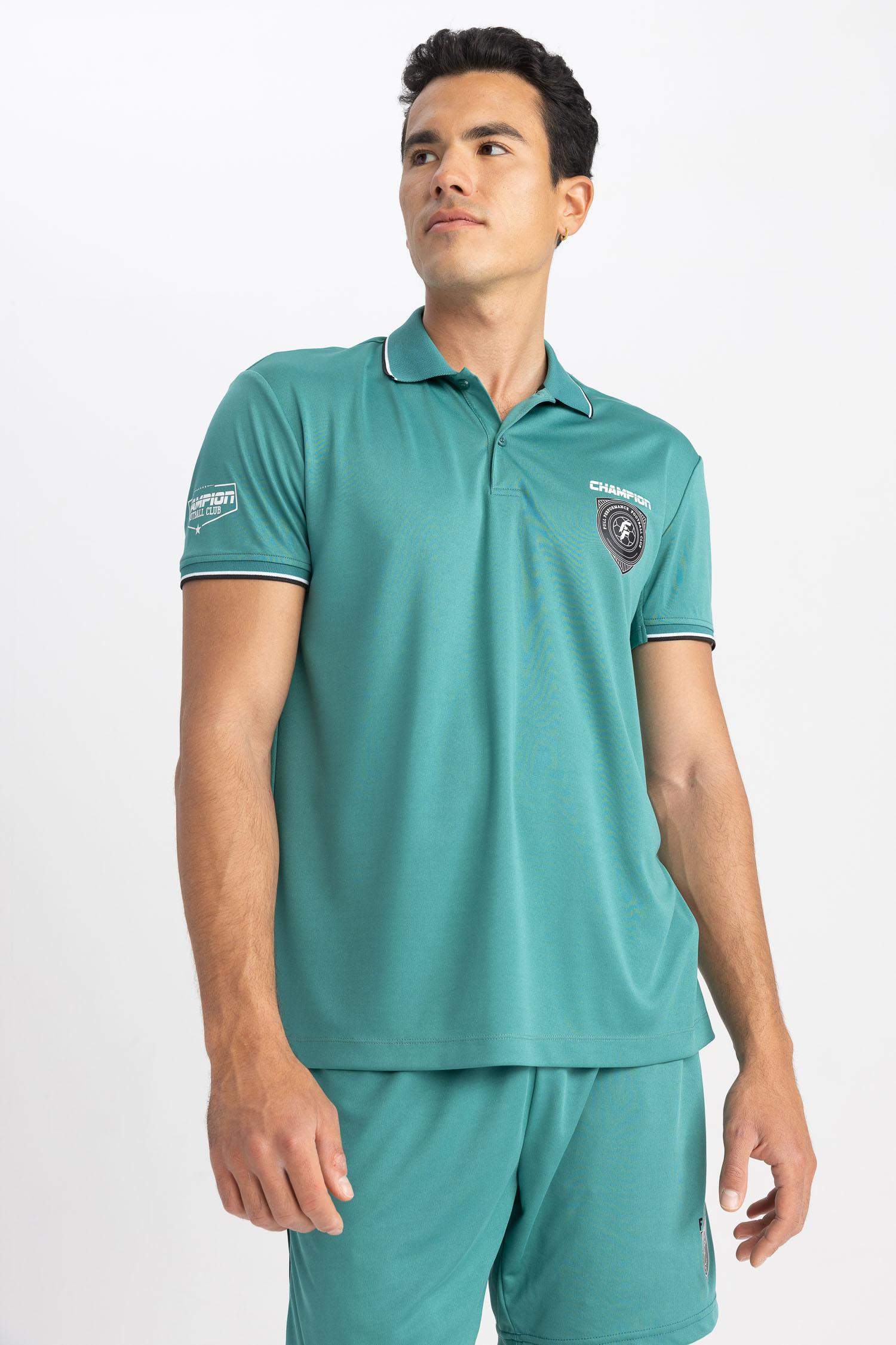 تيشيرت بولو رياضي قصة عادية