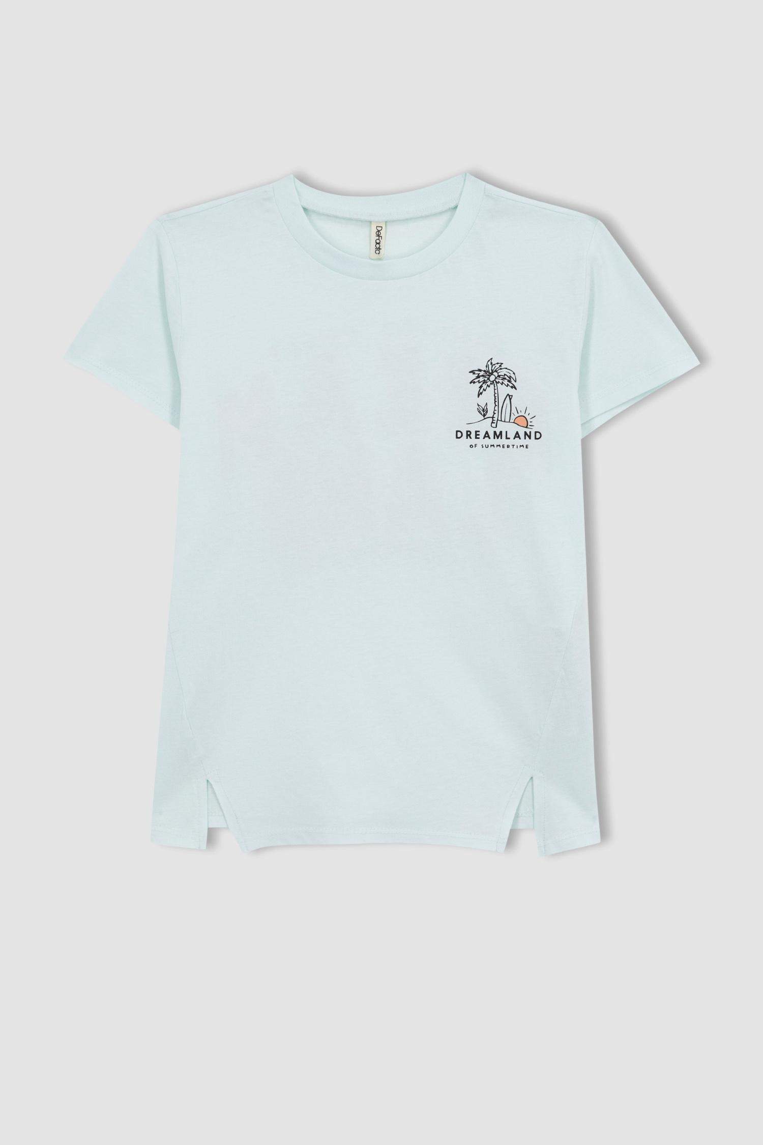 Turquoise GIRLS & TEENS Girl Regular Fit Short Sleeve TShirt 2825326