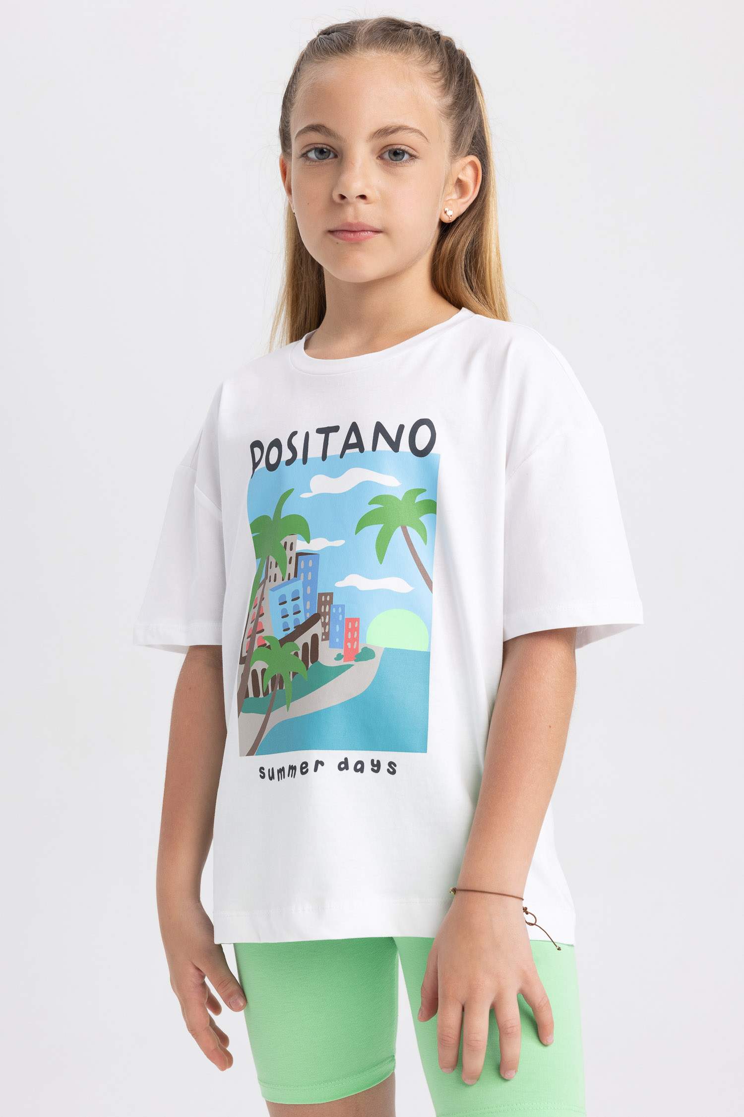 Girl Oversize Fit Short Sleeve T-Shirt