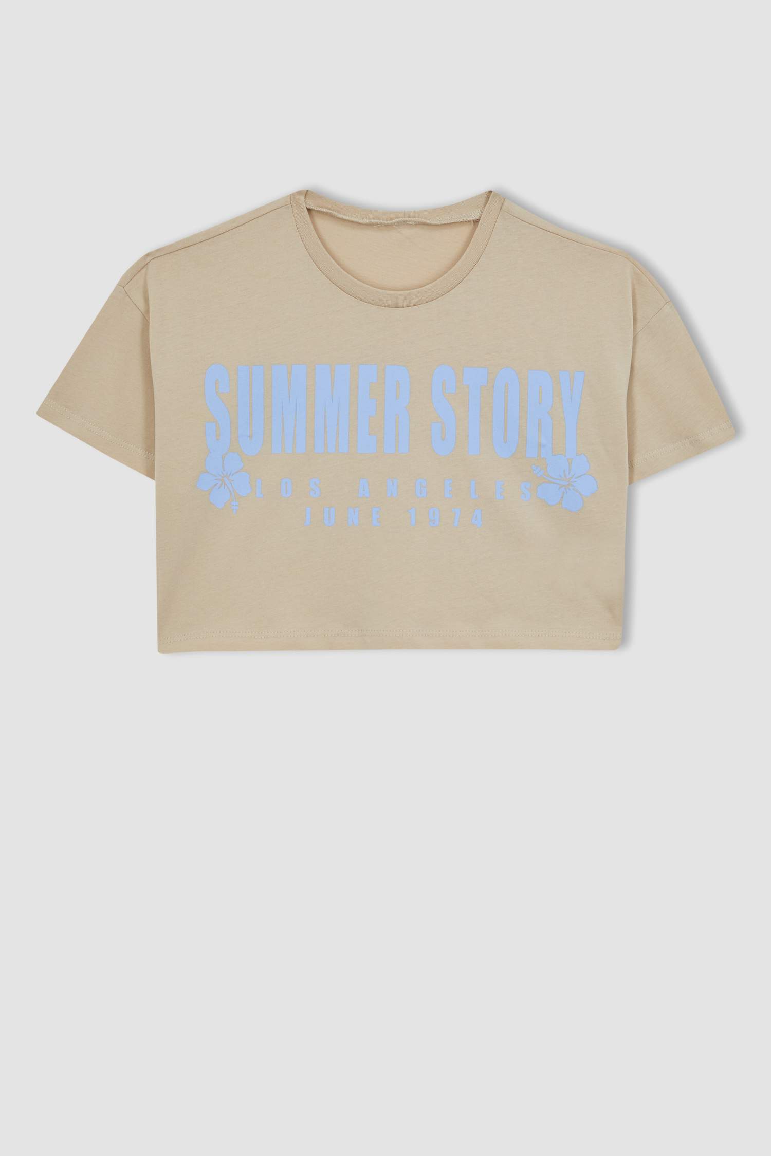 Crop Short Sleeve T-Shirt