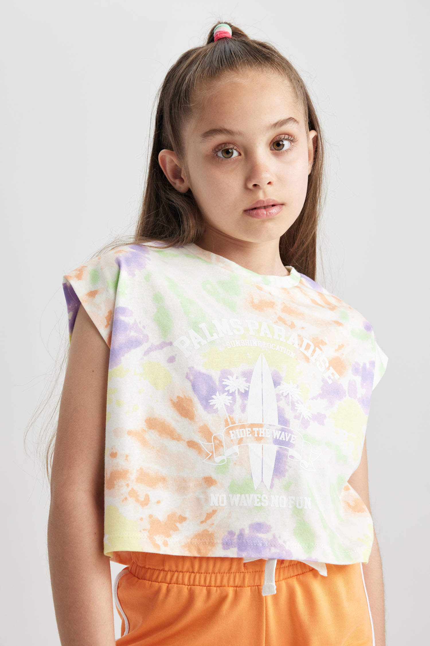 Green GIRLS & TEENS Girl Tie Dye T-Shirt 2825480 | DeFacto