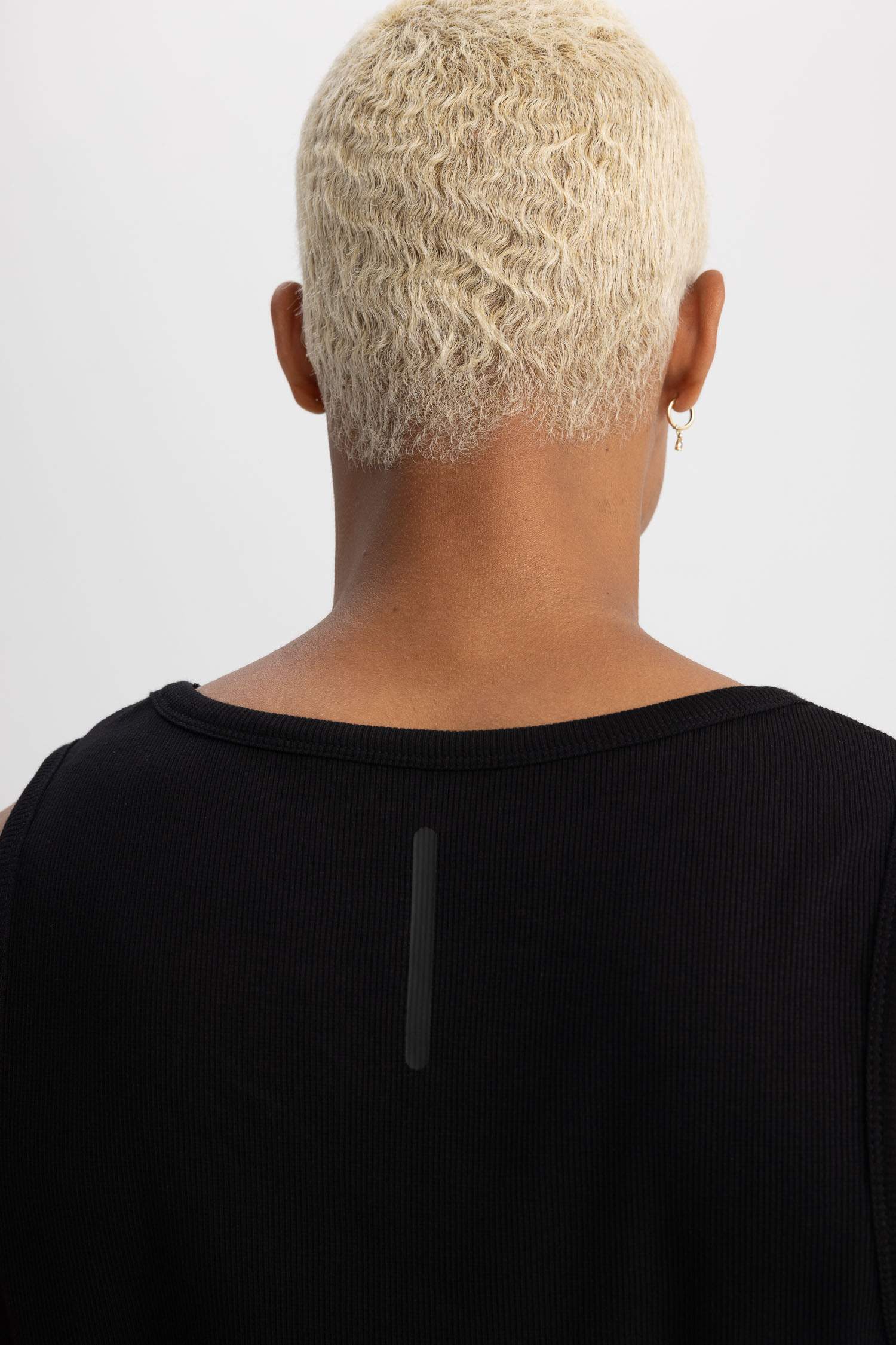 Slim Fit Dar Kesim Baskılı Bisiklet Yaka Ribana Atlet