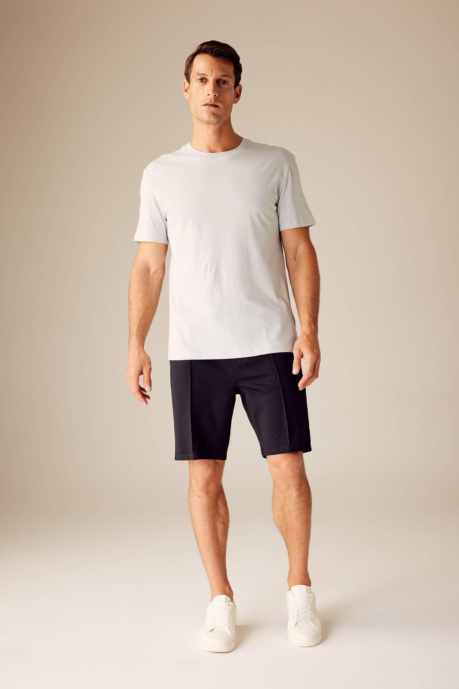 Short basique en coton Coupe slim