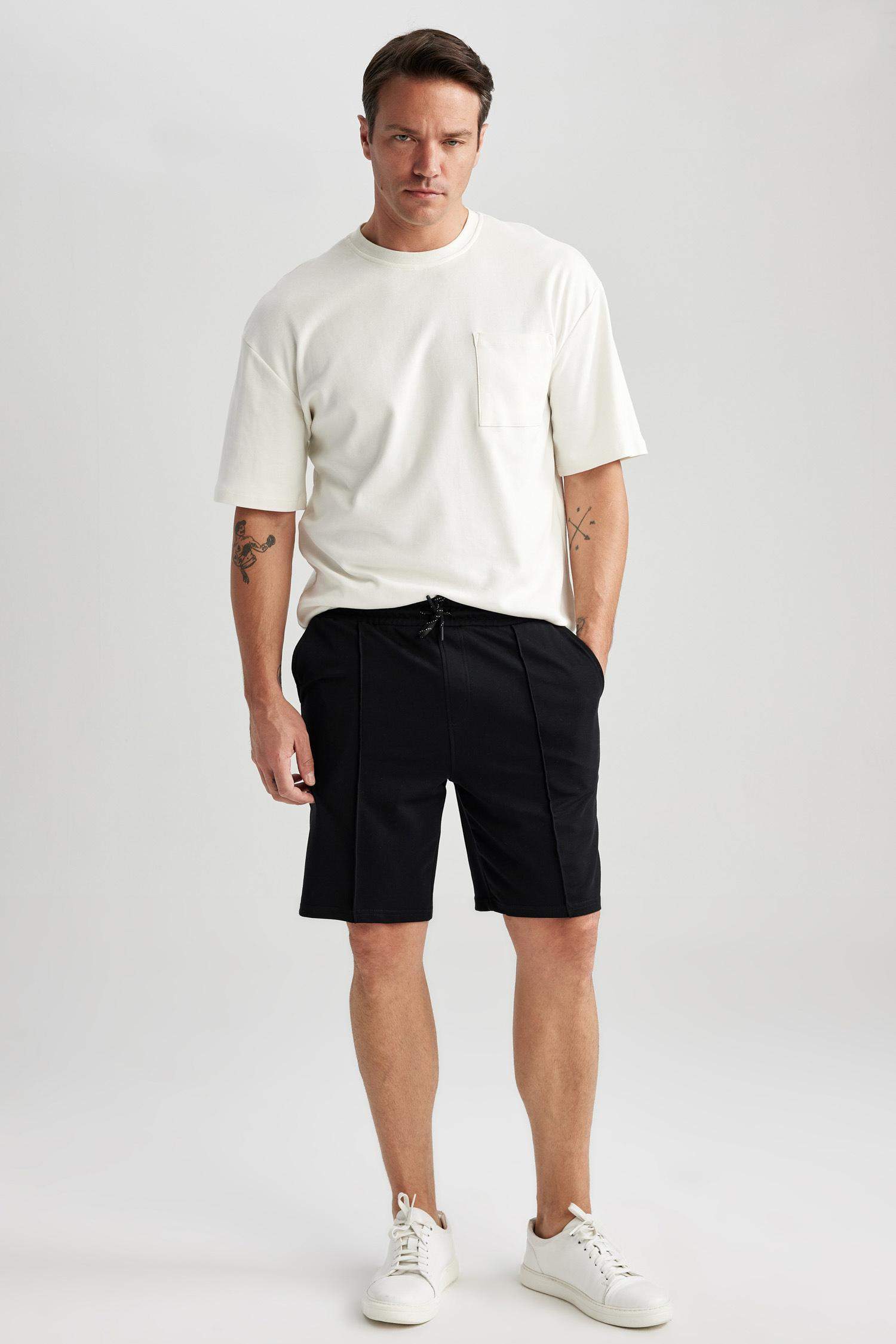 Short basique en coton Coupe slim