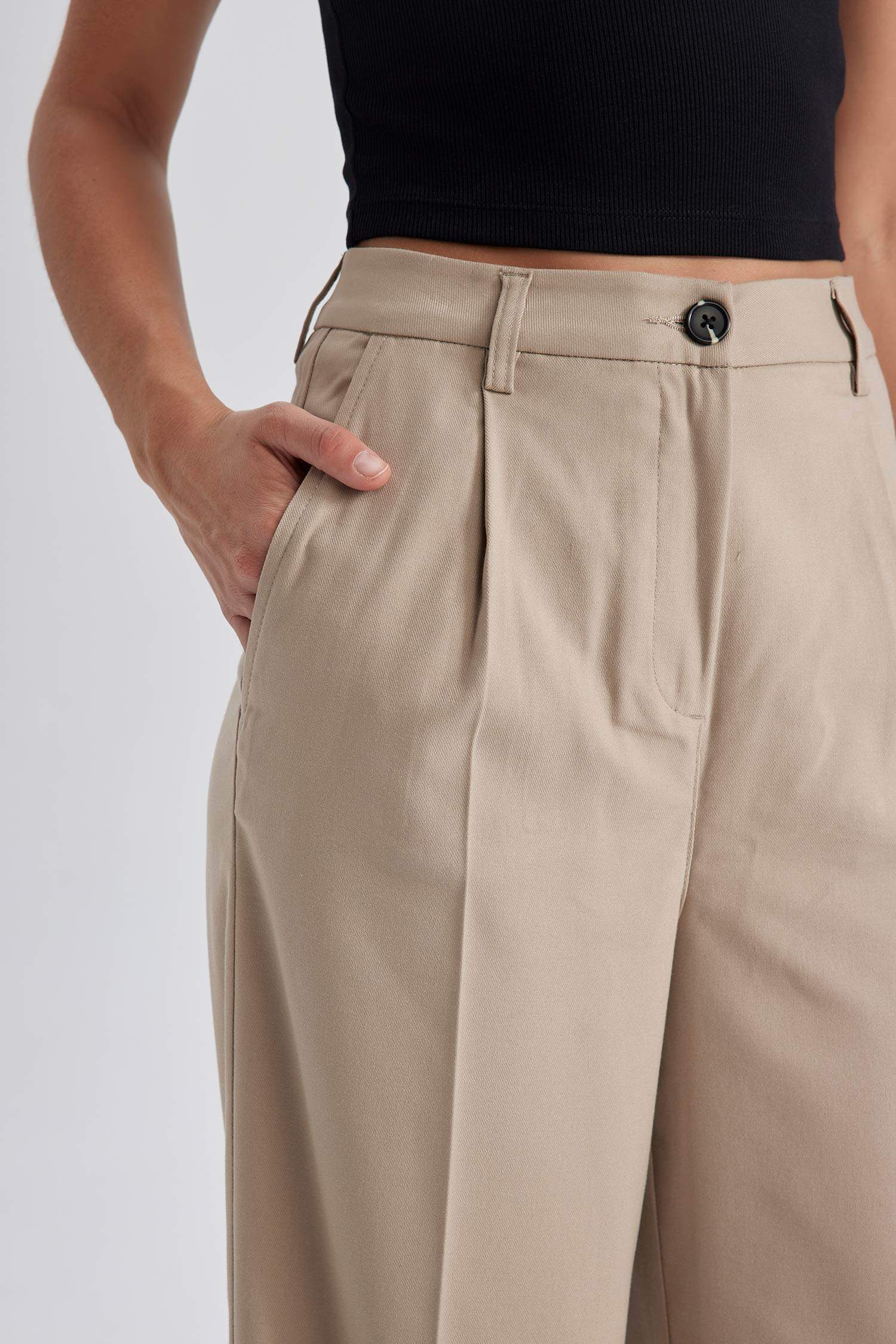 Брюки клеш широкие длинные