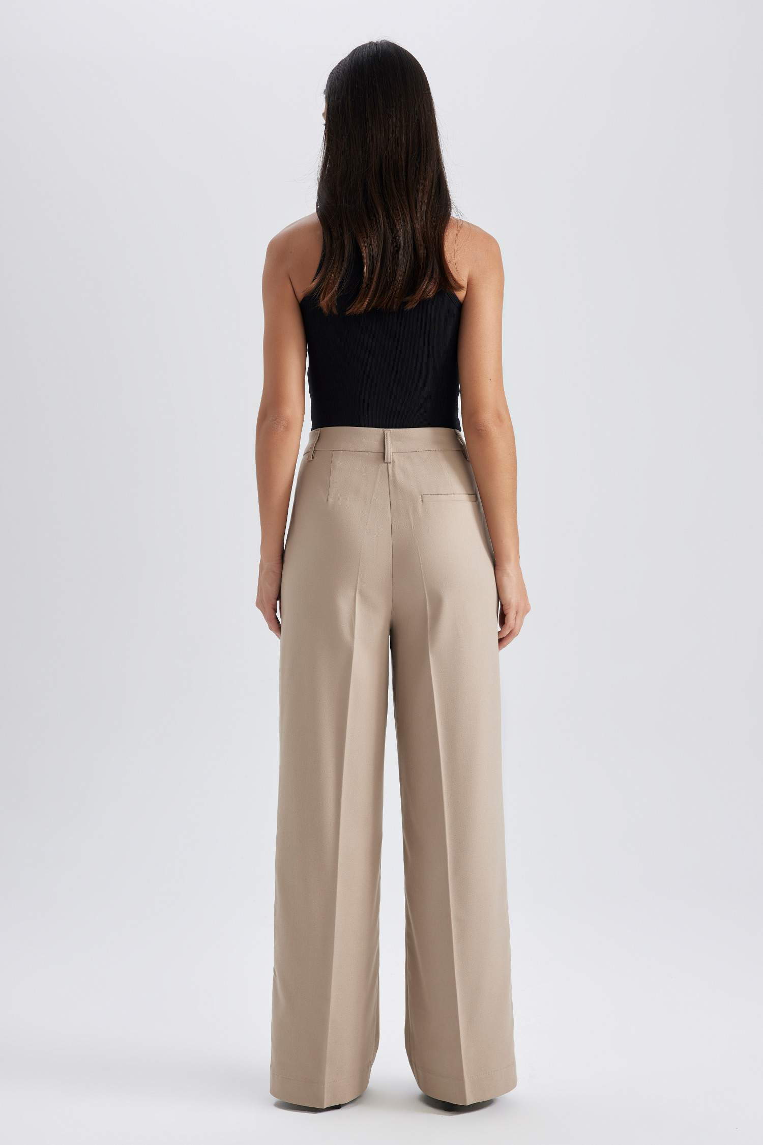 Брюки клеш широкие длинные