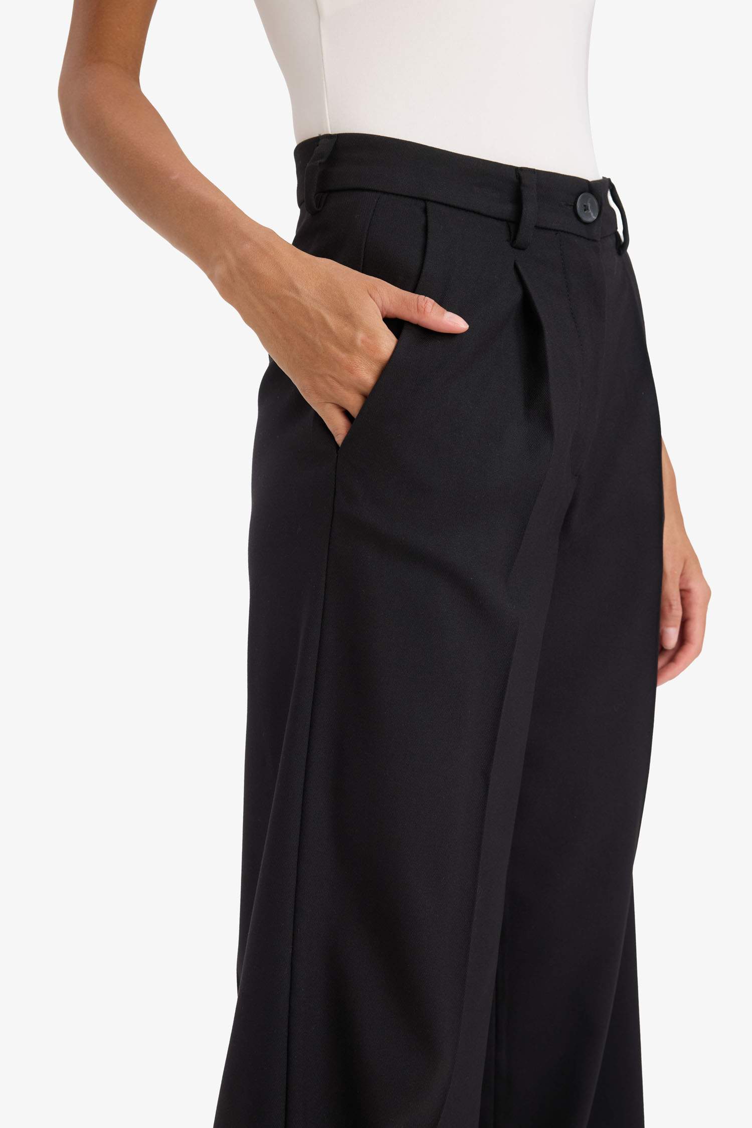 Wide Leg Wide Leg With Pockets Trousers