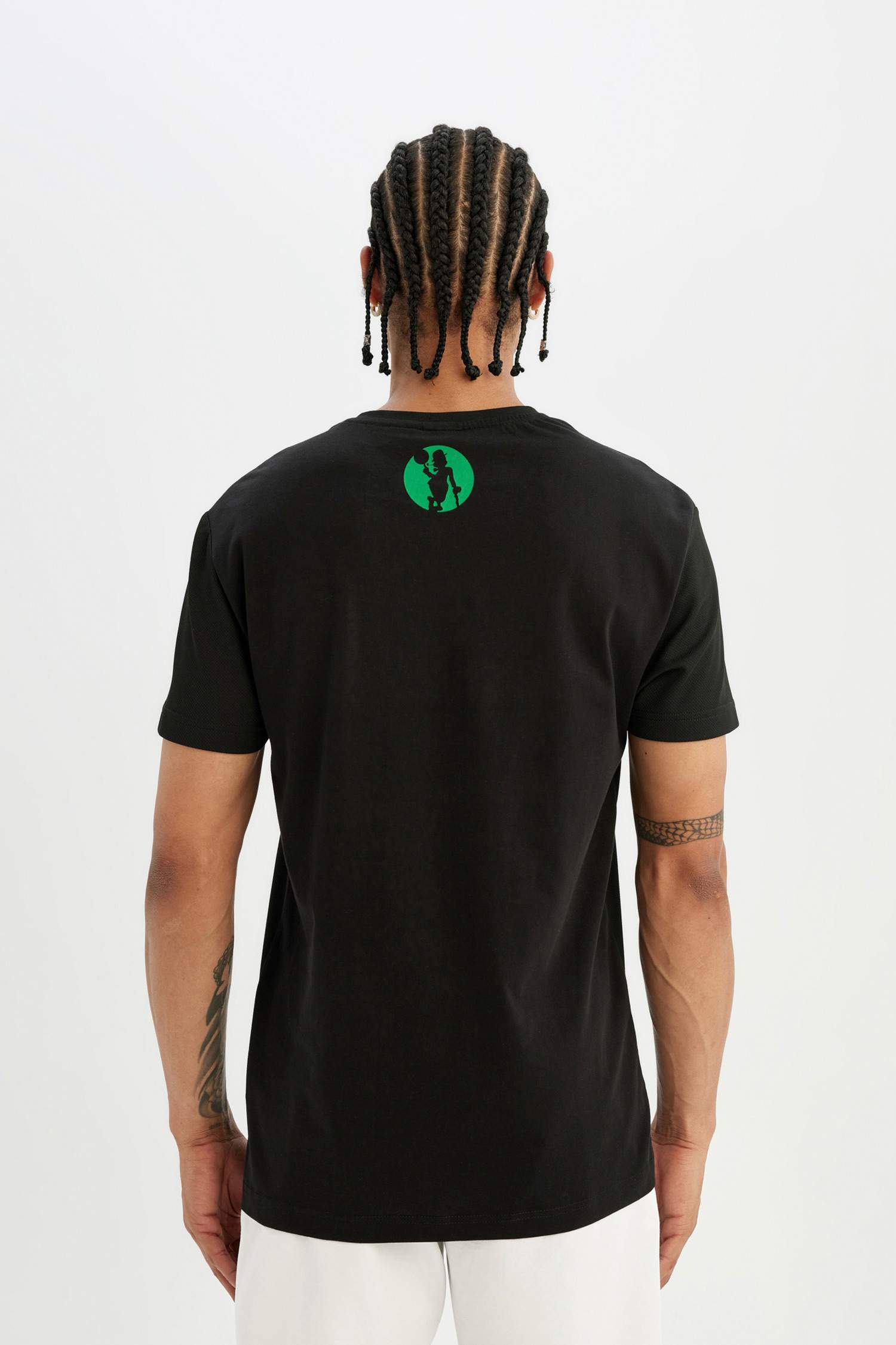 Defacto Fit NBA Boston Celtics Licensed Regular Fit Crew Neck Sportsman T-Shirt